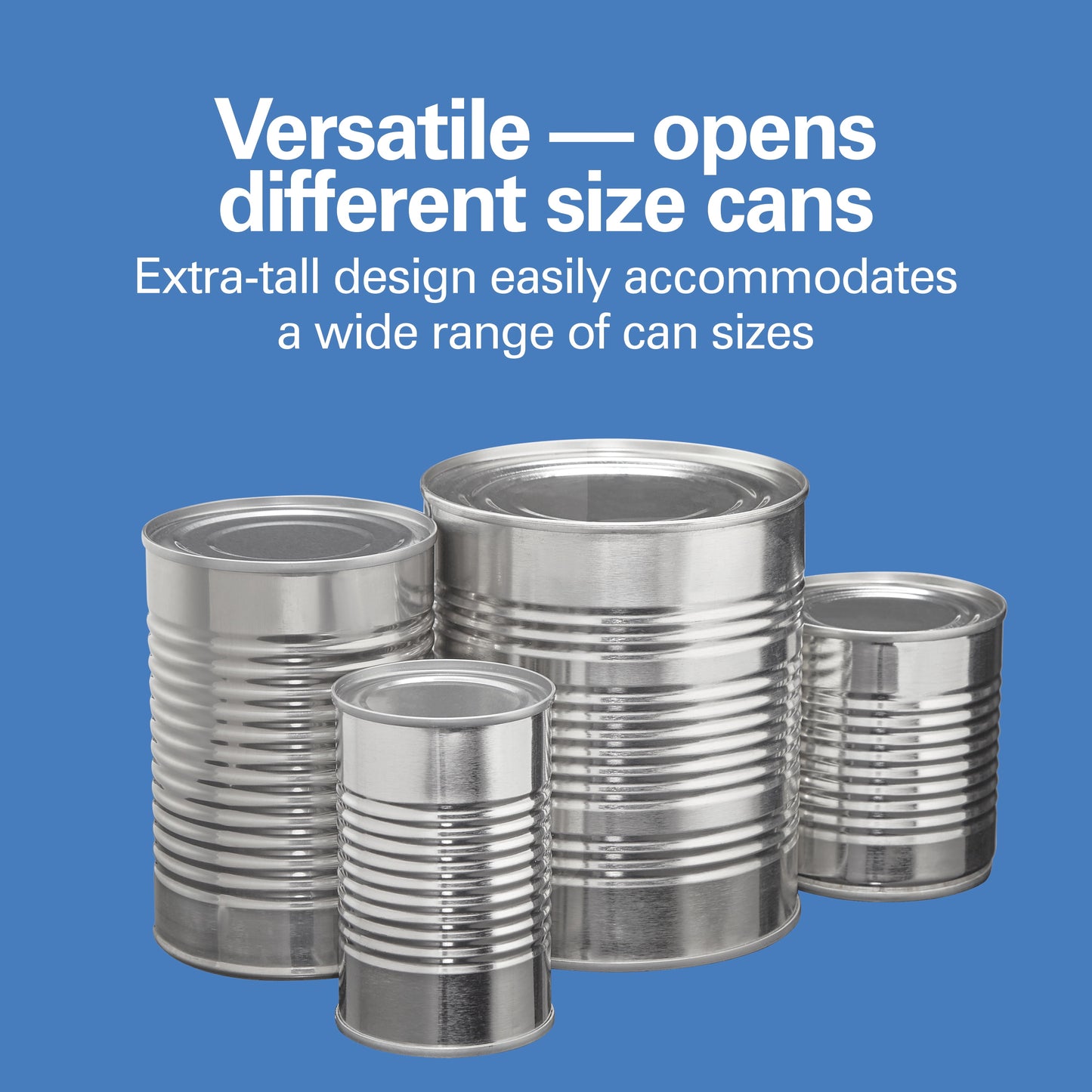 Can Opener, Electric, Sure Cut with Multi-Tool, Stainless Steel