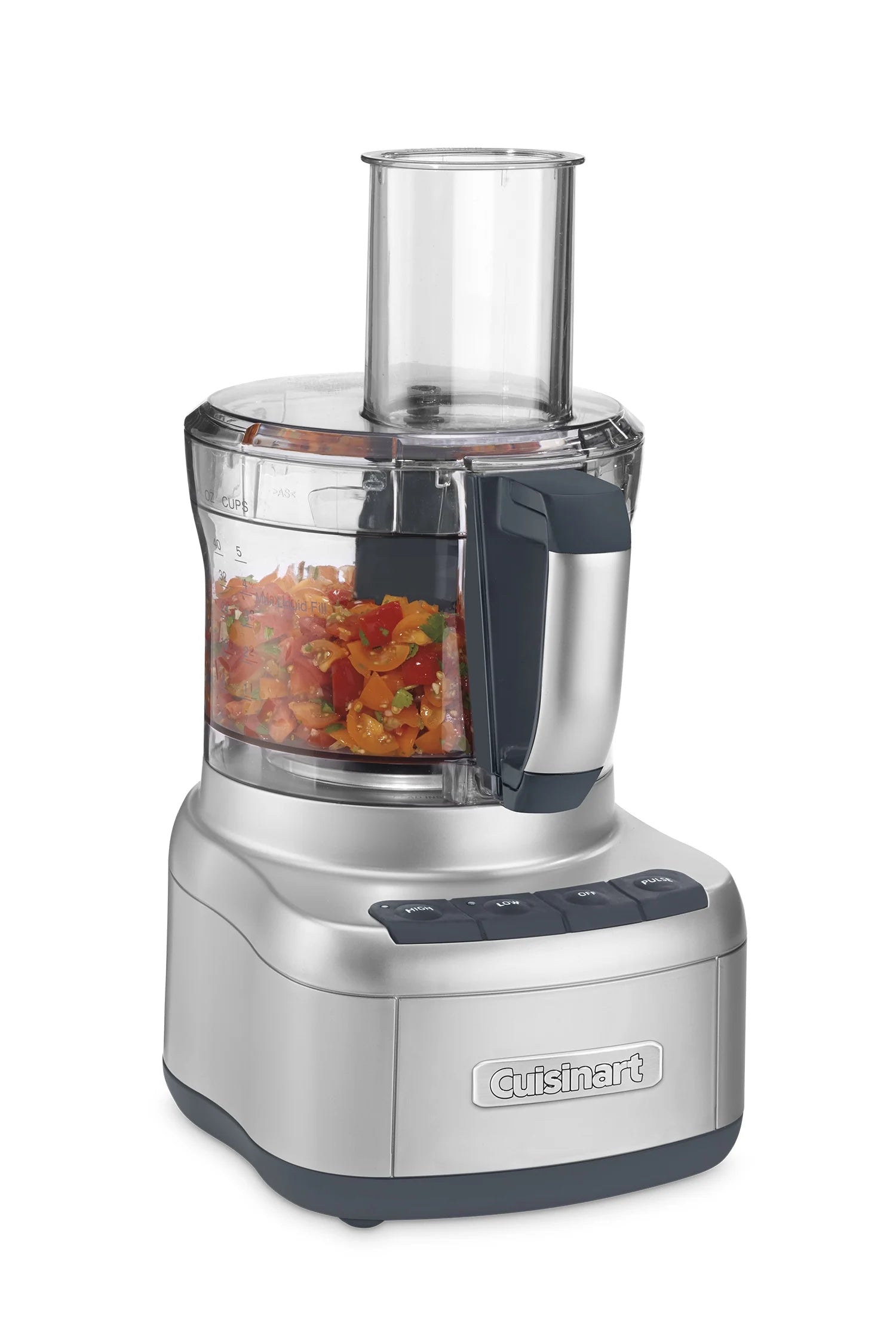 Elemental 8-Cup Food Processor, Silver