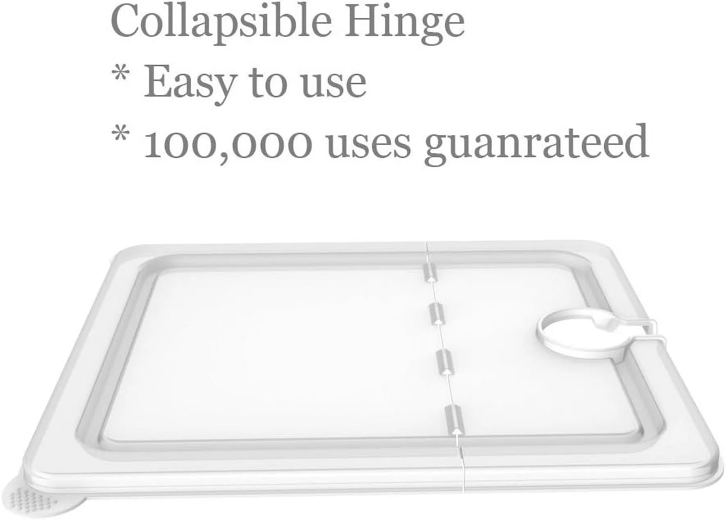 12 Quart Sous Vide Cooking Container with Collapsible Hinged Lid - Compatible with Anova Precision Sous Vide Cookers All Models