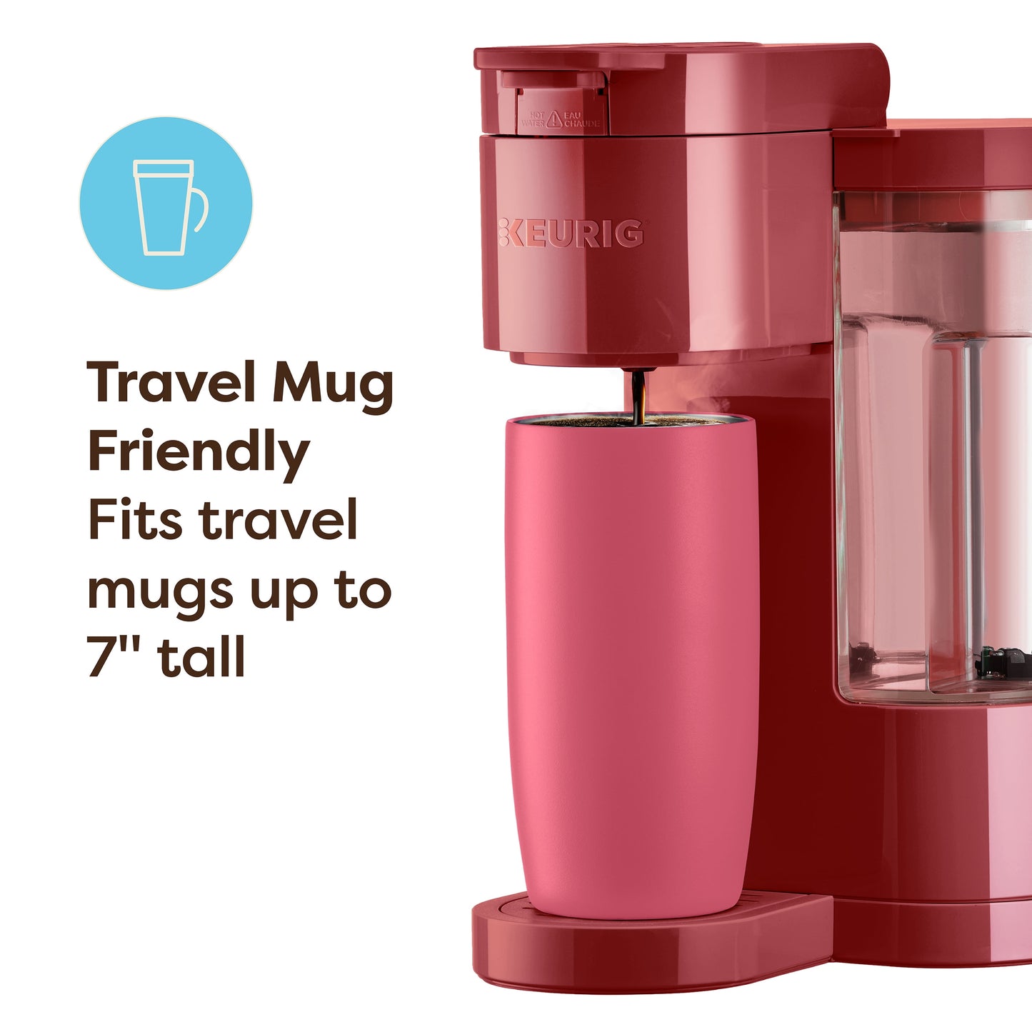 K-Express Essentials Single-Serve Coffee Maker in Red