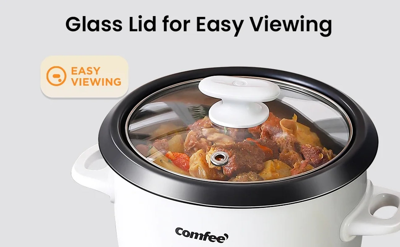 Rice Cooker, 6-Cup Cooked/3-Cup Uncooked, Removable Non-Stick Bowl, White, New