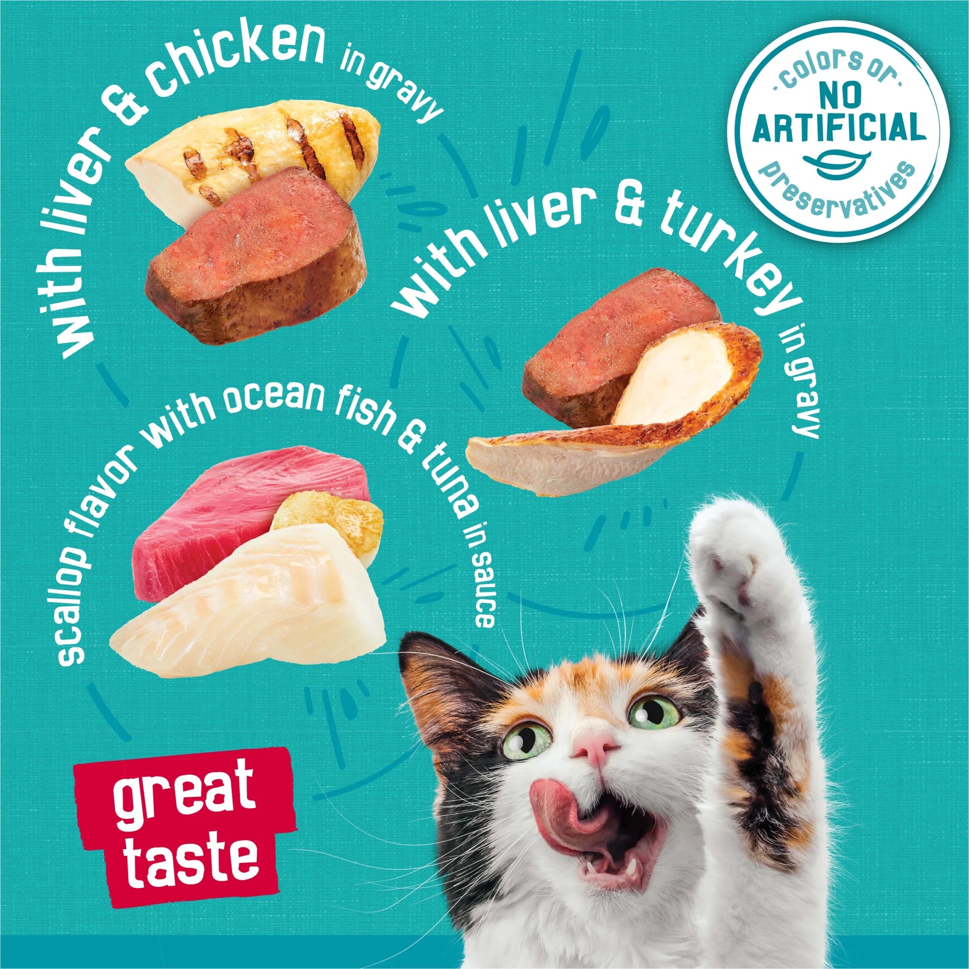 Gravy Tasty Treasures Prime Filets Wet Cat Food, 12-Pack of 5.5 Oz Cans
