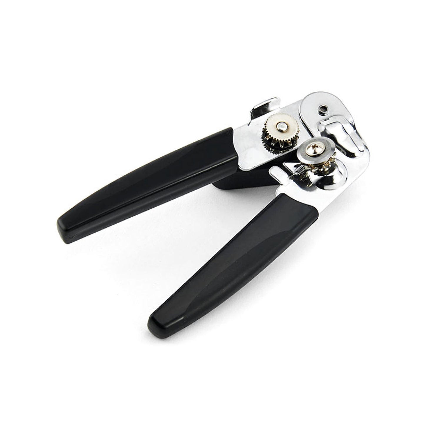 Pro Stainless Steel Portable Can Opener with Black Handle