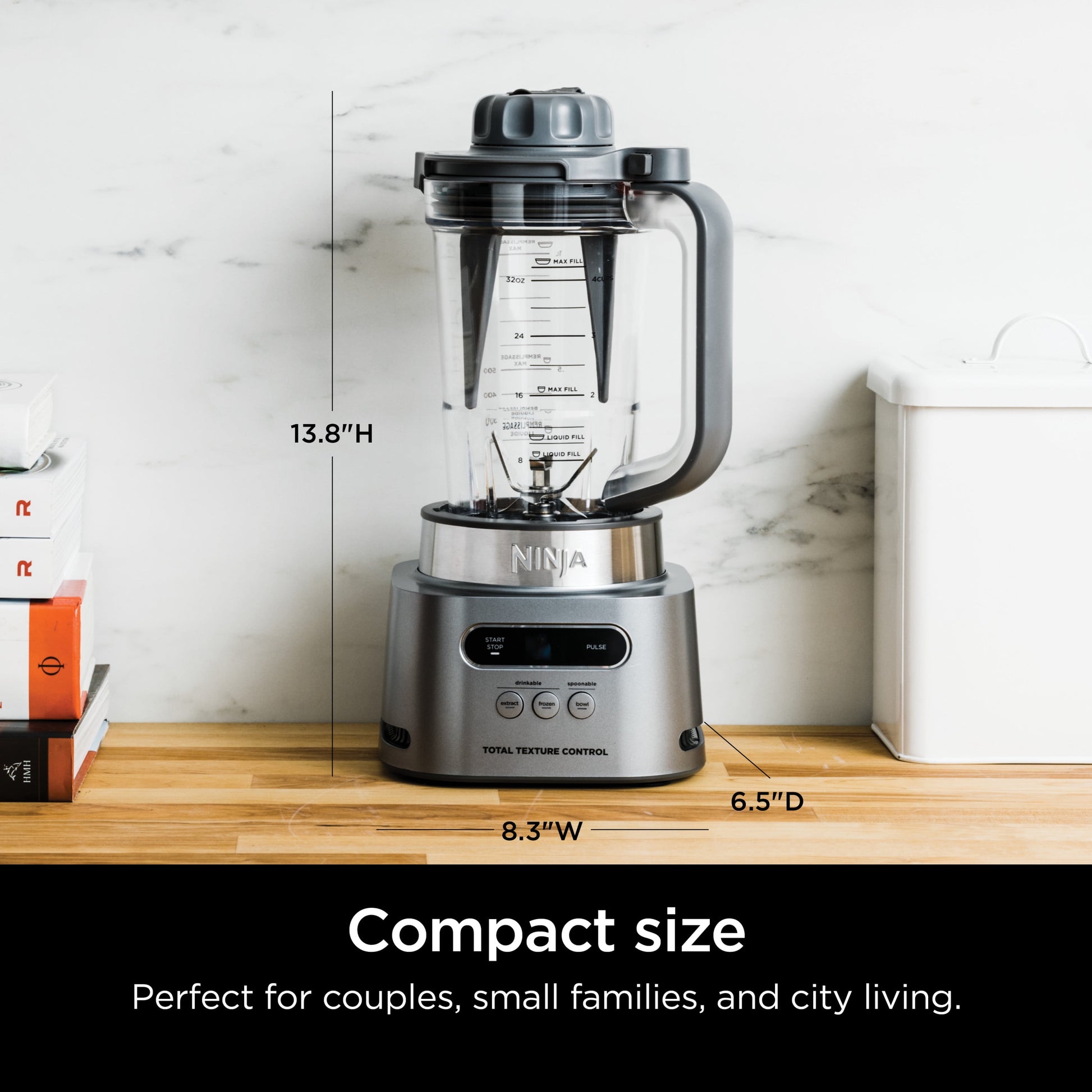 Twisti, High-Speed Blender Duo 3 Preset Auto-Iq Programs, 34 Oz. Pitcher Capacity, SS150