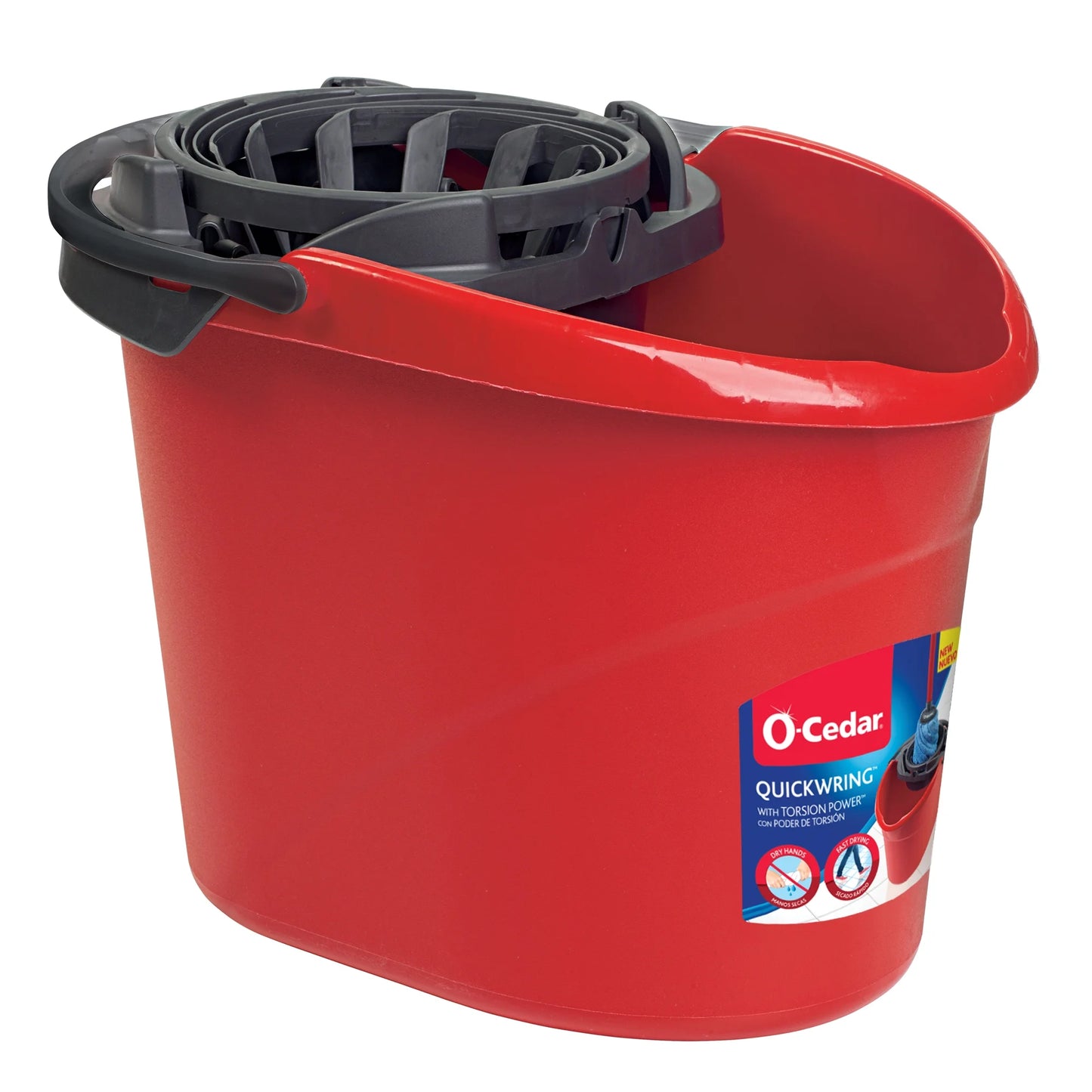164196 Quickwring Mop Bucket, 2.5 Gallons - Quantity 1