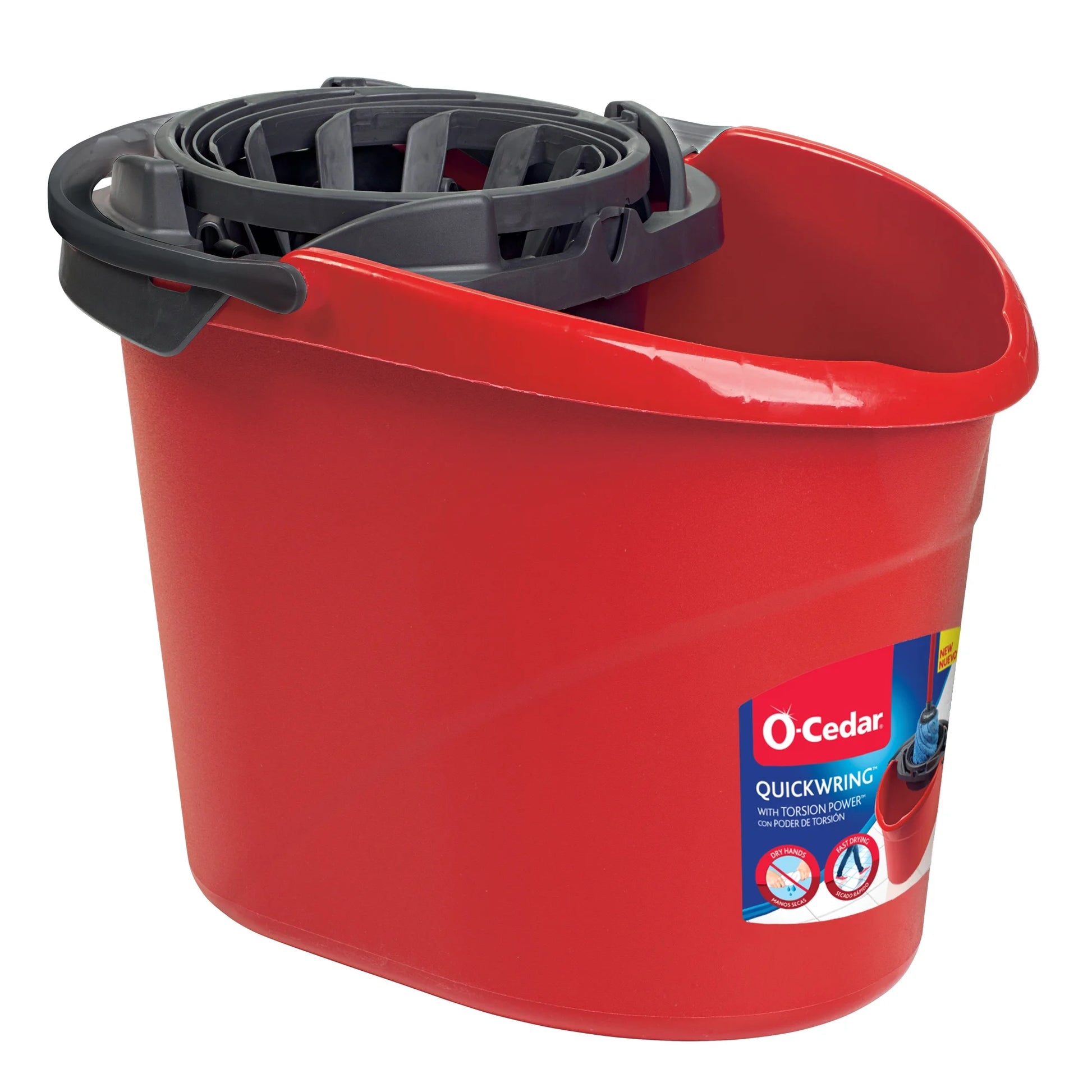 164196 Quickwring Mop Bucket, 2.5 Gallons - Quantity 1