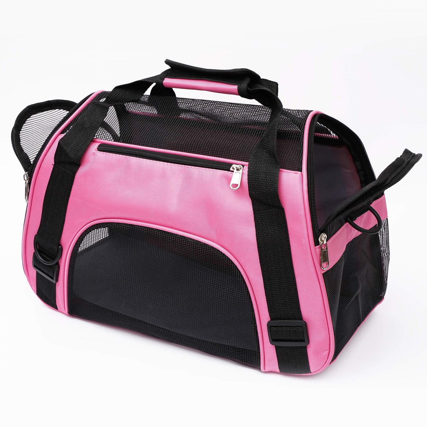 MuchL Cat Carrier for Small Cats Dogs Soft-Sided Pet Carrier for Cats Puppies Small Pets Airline Approved Lightweight Comfortable Travel Cat Dog Carrier (Small, Pink)