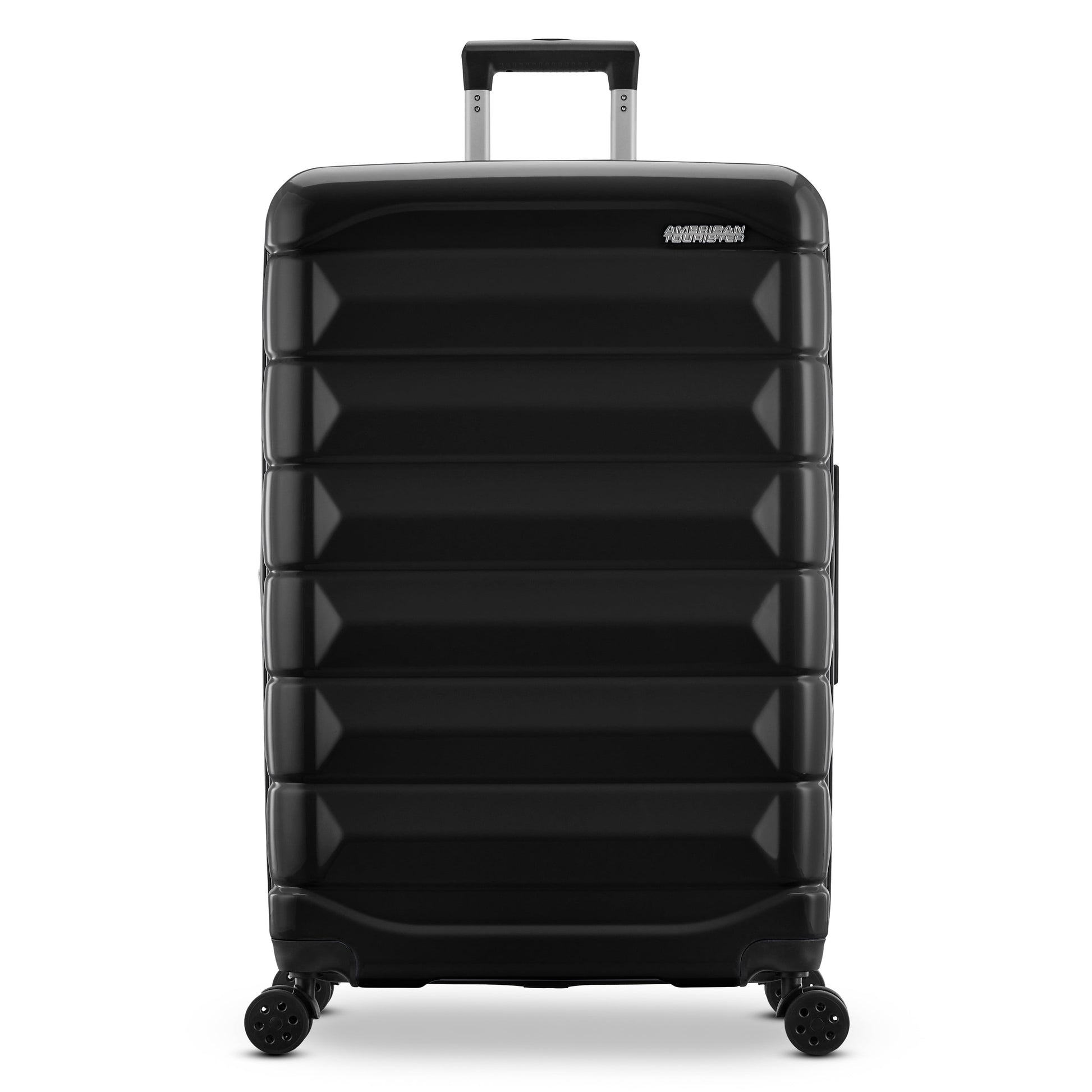 Kontour Hardside Expandable Spinner Luggage Set with Divider Pockets in Black