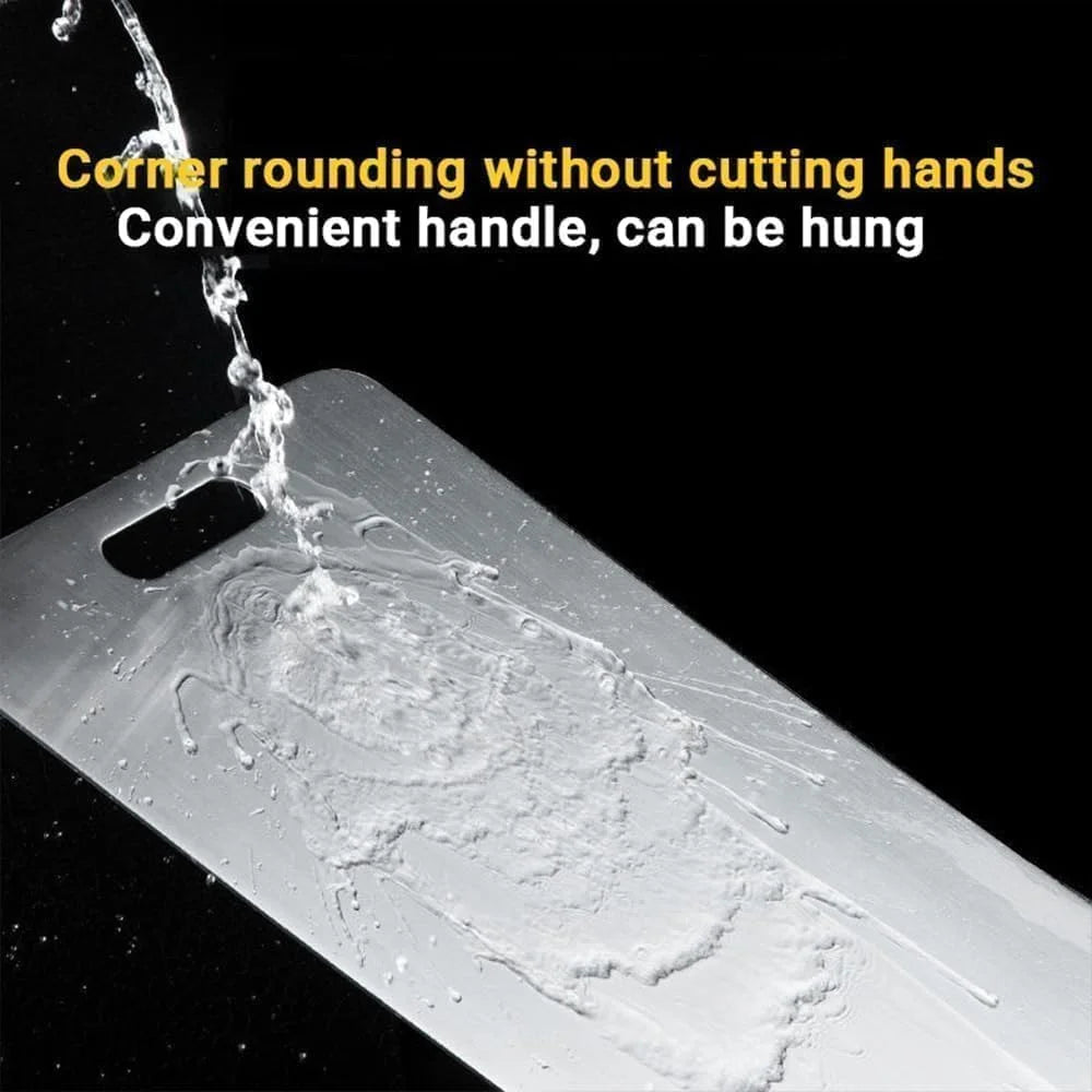 Titanium Cutting Board - 2025 New Upgrade 100% Pure Titanium Cutting Boards for Kitchen Double Sided Non Toxic Titanware Cutting Board,Hygiene Durable Dishwasher Safe Chopping Board (18"L X 12"W)