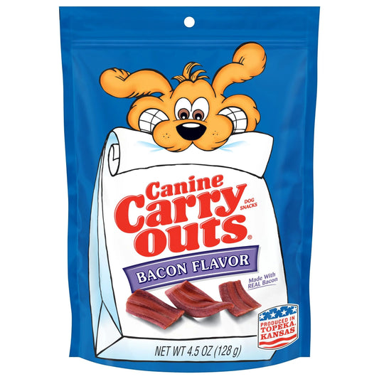 Bacon Flavor Dog Treats, 4.5 Ounce Package