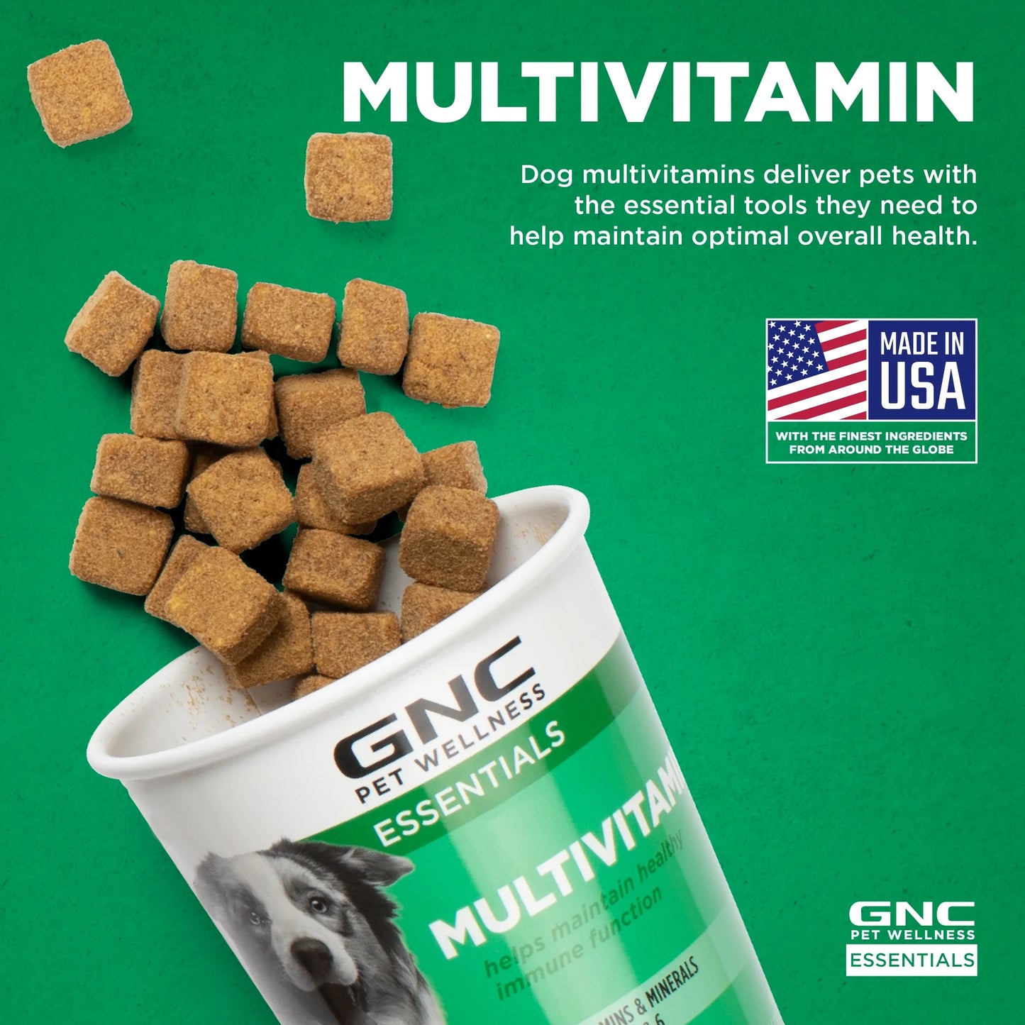Pet Wellness Essentials Dog Multivitamin Supplement for Healthy Immune System, Soft Chews