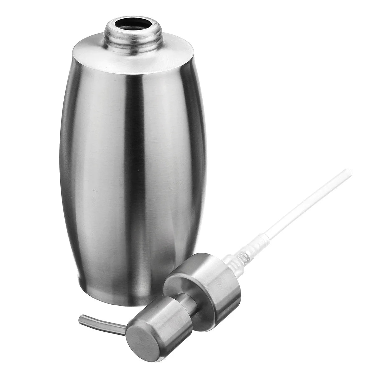 350Ml Refillable Liquid Soap Dispenser with Stainless Steel Pump