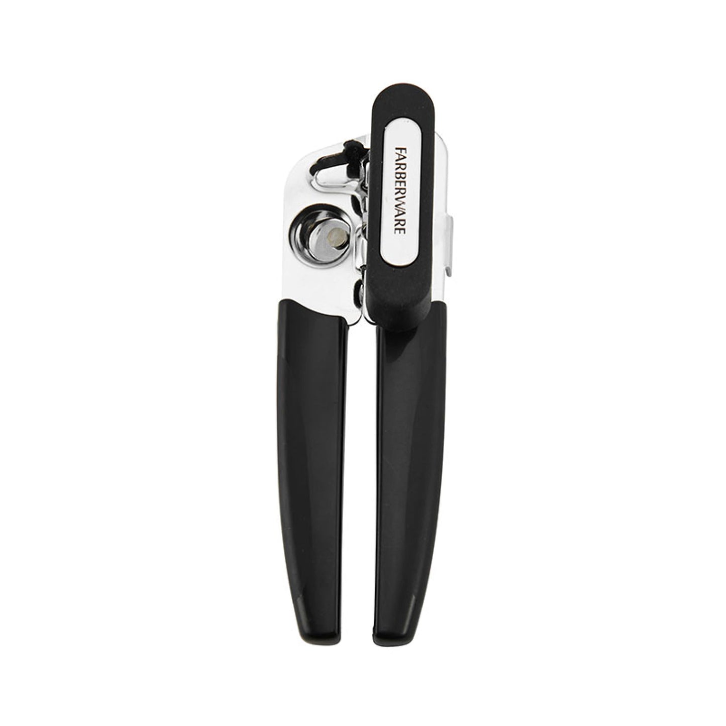 Pro Stainless Steel Portable Can Opener with Black Handle