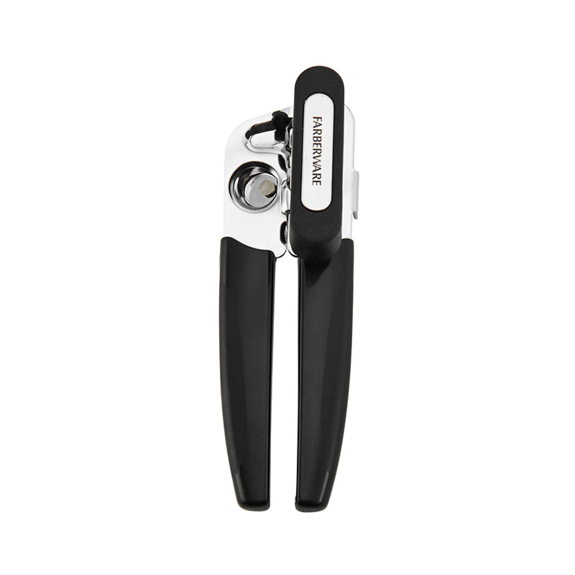 Pro Stainless Steel Portable Can Opener with Black Handle