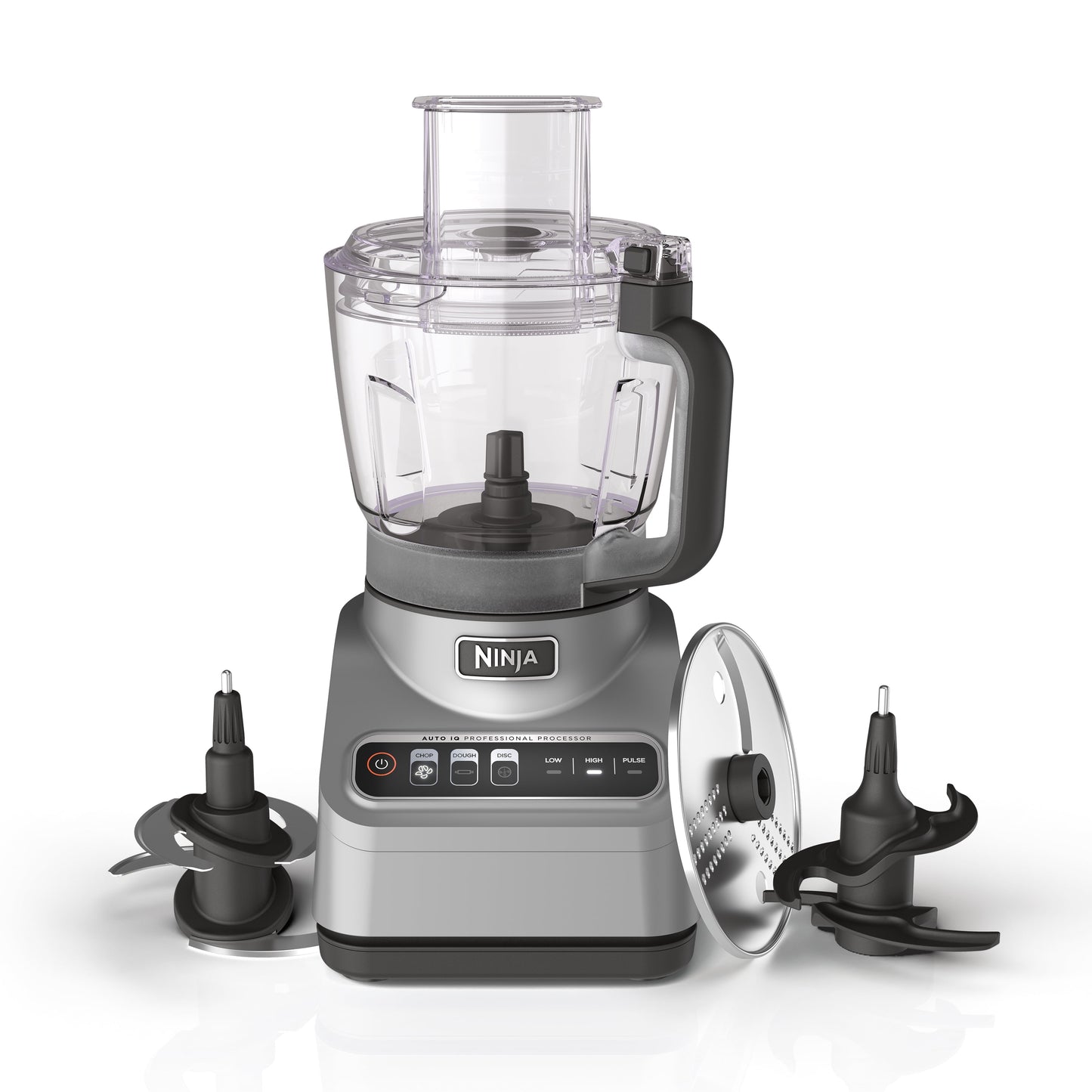 Professional Food Processor, 850 Watts, 9-Cup Capacity, Auto-Iq Preset Programs, Silver