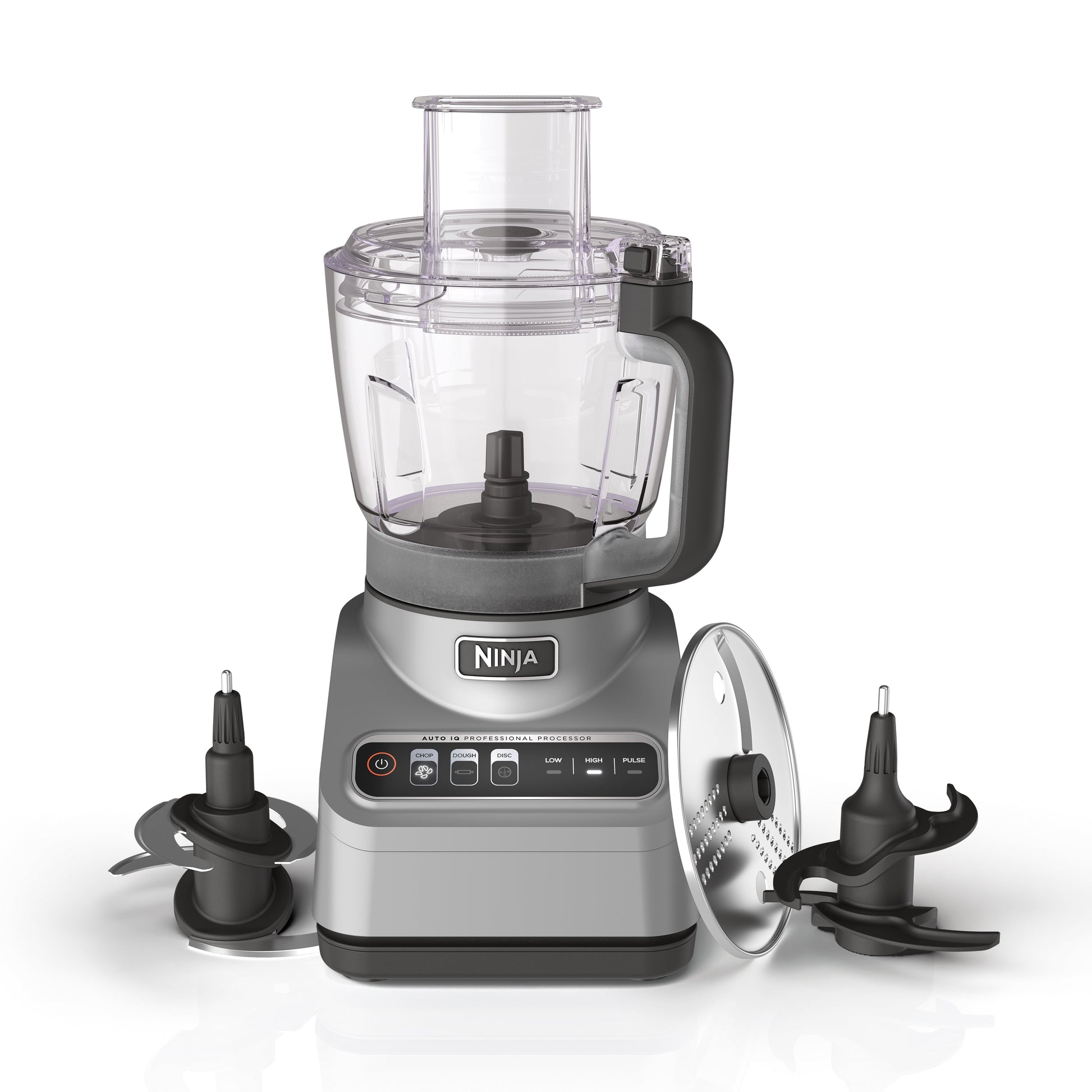 Professional Food Processor, 850 Watts, 9-Cup Capacity, Auto-Iq Preset Programs, Silver