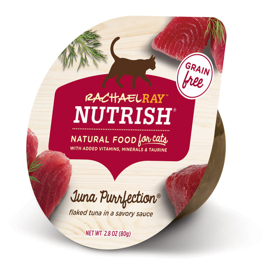 Rachael Ray  Natural Premium Grain-Free Tuna Purrfection Wet Cat Food, 2.8 Oz. Tub