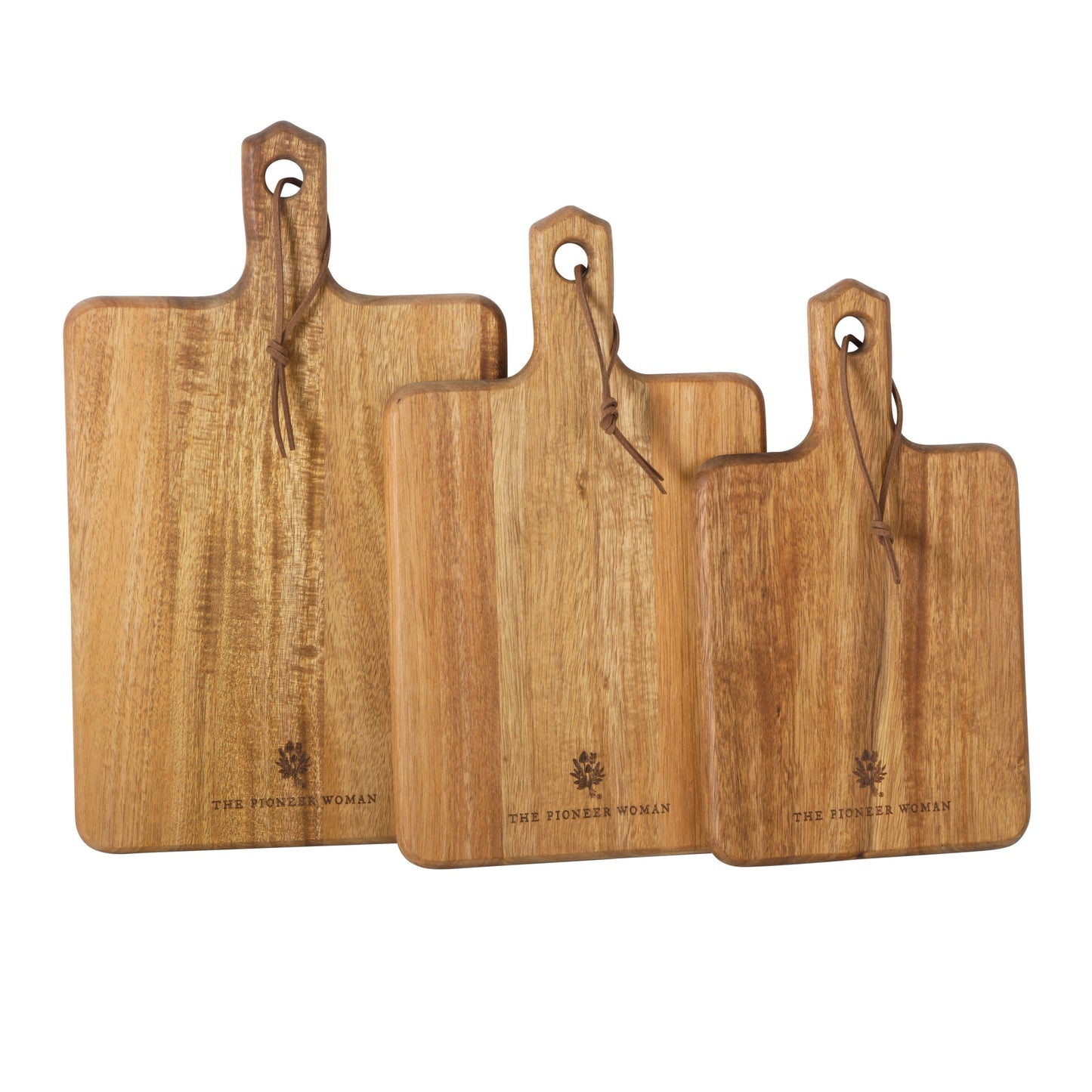 3-Piece Acacia Wood French Cutting Boards