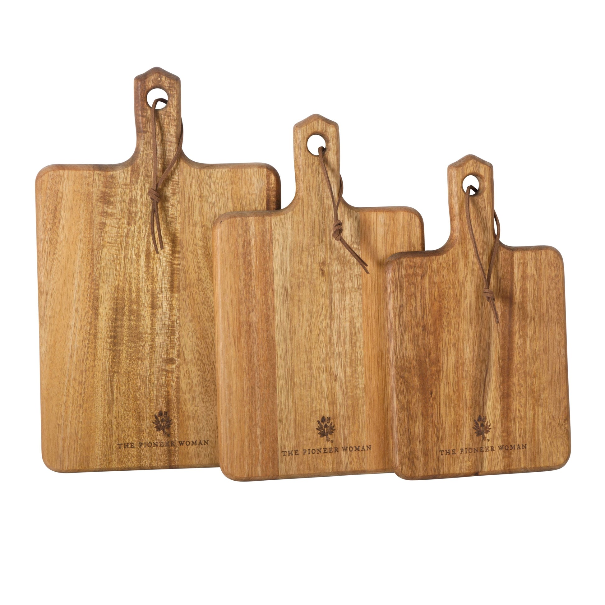 3-Piece Acacia Wood French Cutting Boards