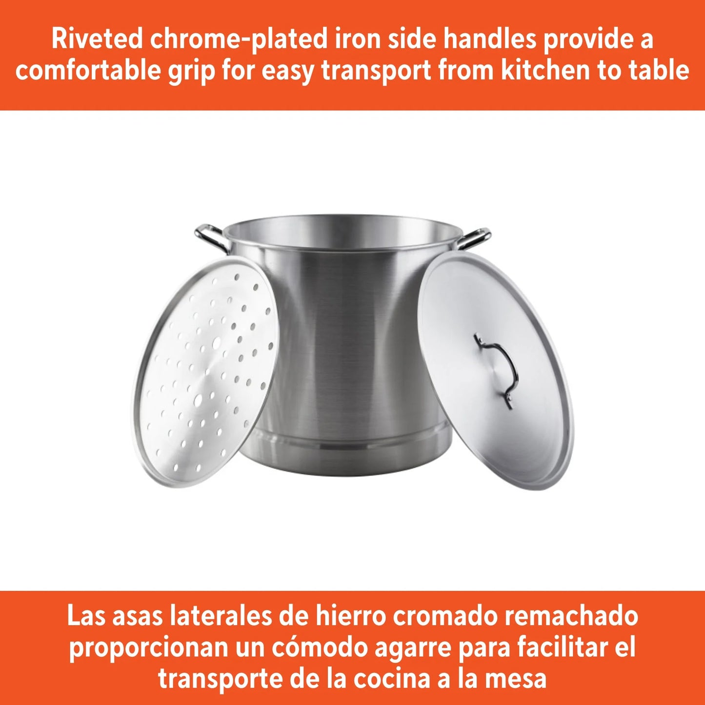 32Qt Aluminum Steamer