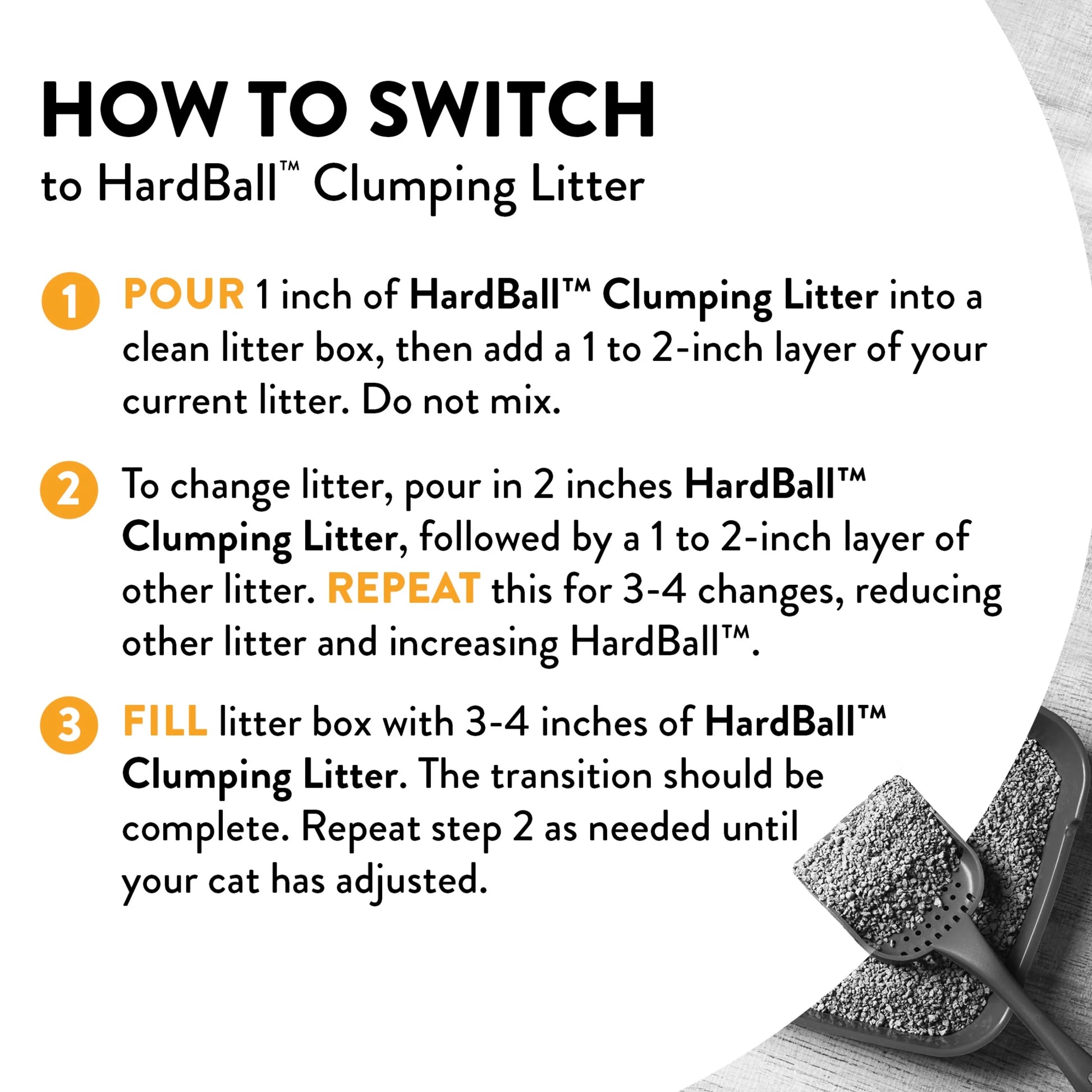 Clumping Lightweight Cat Litter for Multi-Cat Use, 15 lb, Easy No-Mess Scooping