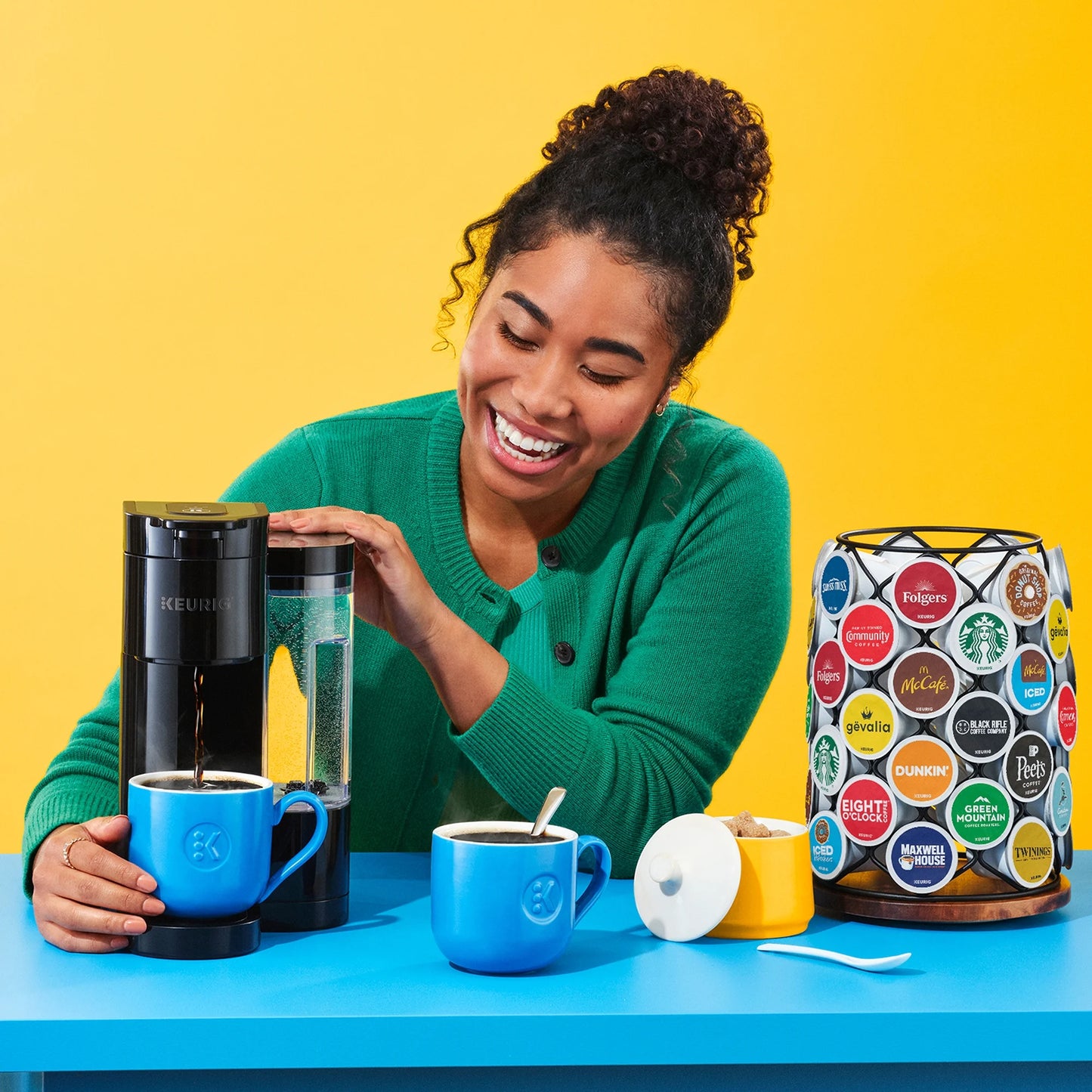 K-Express Essentials Black Single-Serve K-Cup Pod Coffee Maker