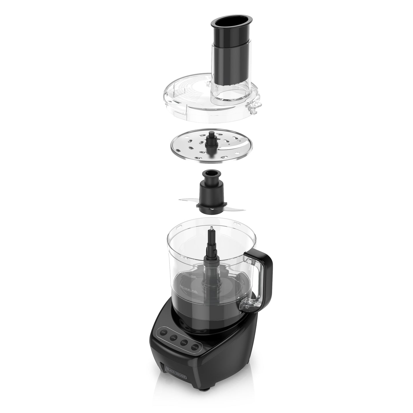 Easy Assembly 8-Cup Food Processor, Black, FP4200B