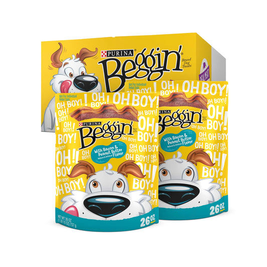 Purina  Strips Bacon and Peanut Butter Flavor Dog Treats