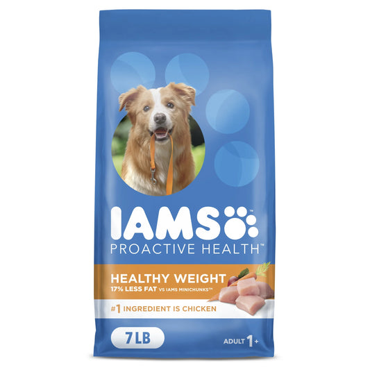 Adult Healthy Weight Control Dry Dog Food with Real Chicken, 7 lb.