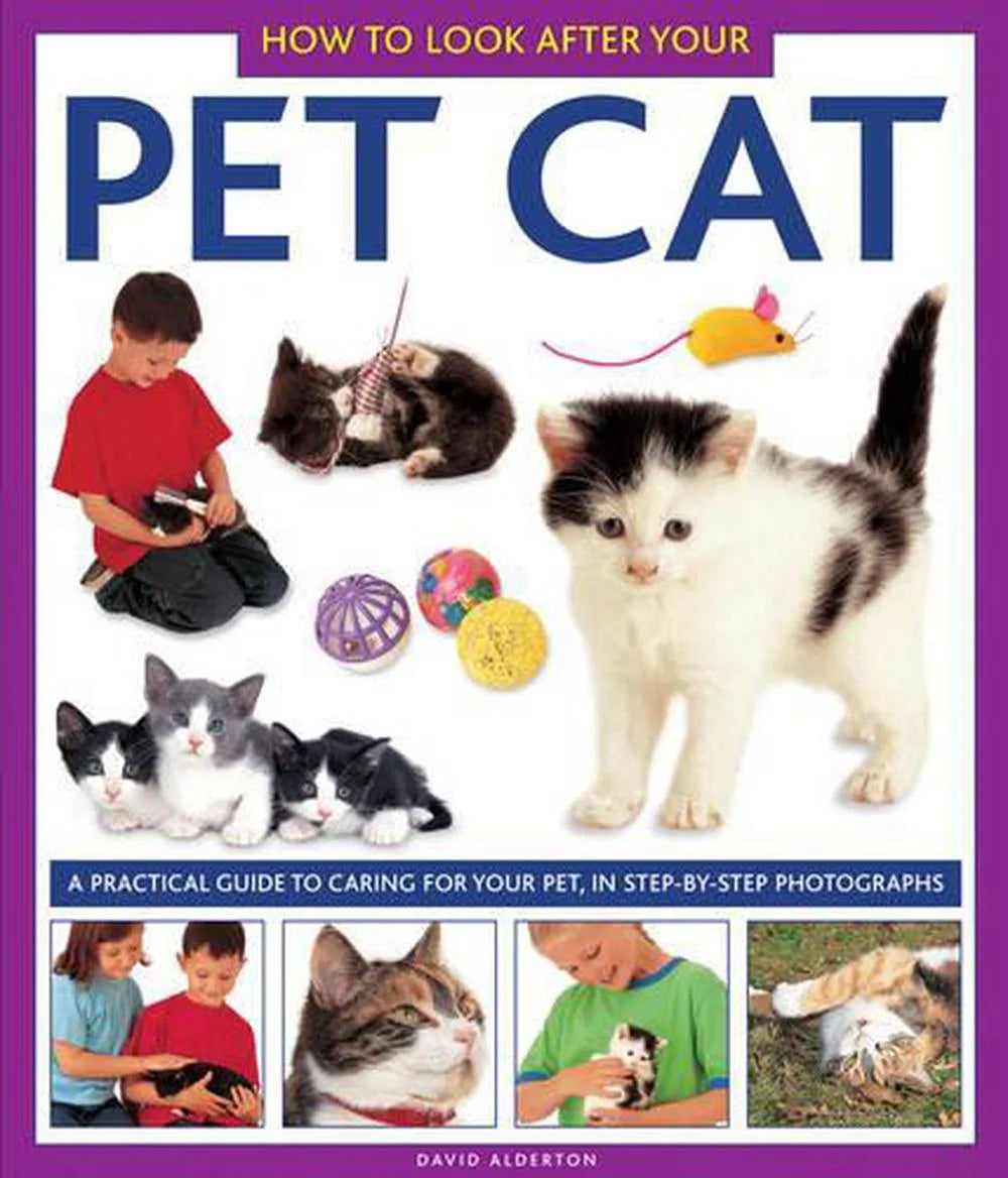 Comprehensive Guide to Cat Care: A Step-by-Step Illustrated Manual for Pet Owners (Hardcover)