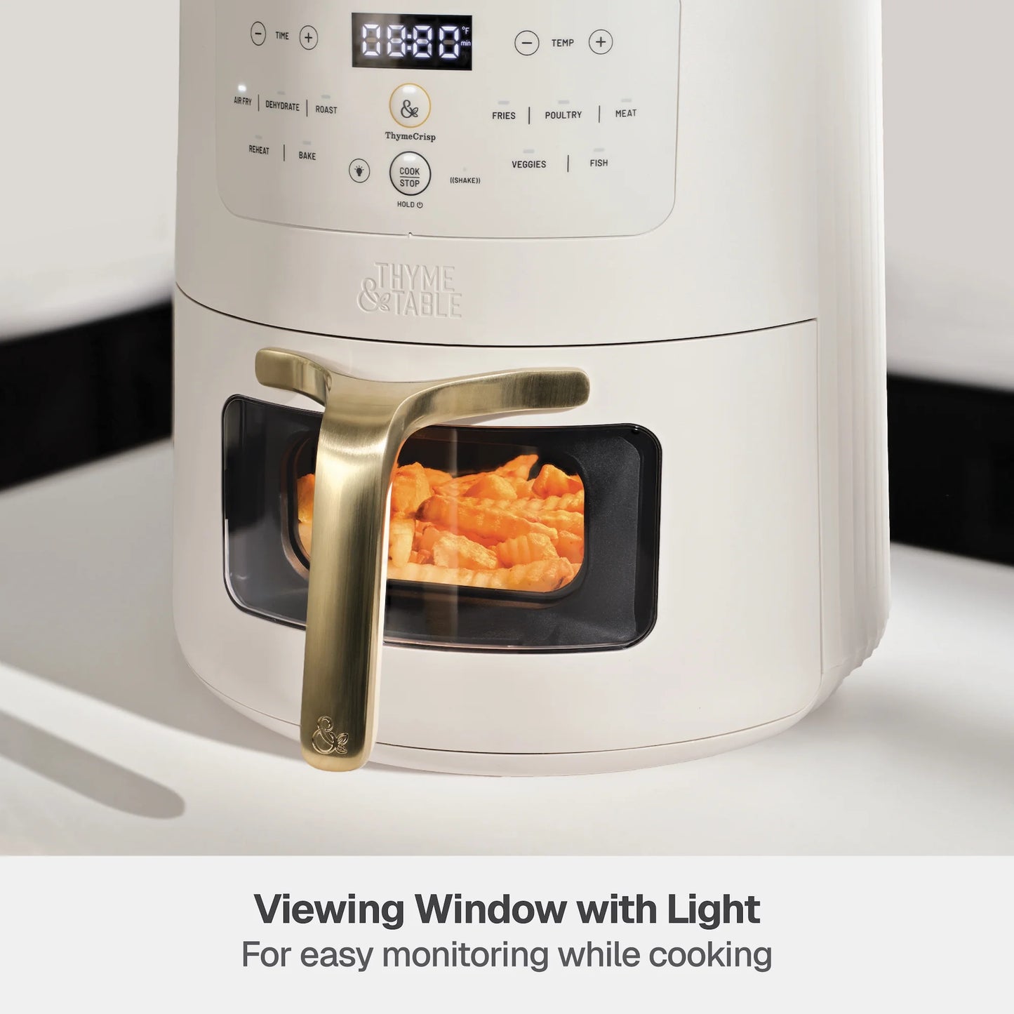 6QT Air Fryer, Sand White