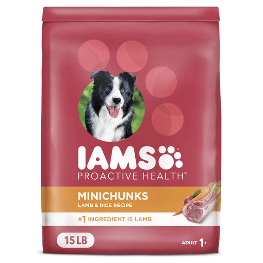 Proactive Health Minichunks Dry Dog Food with Real Lamb and Rice, 15 lb Bag