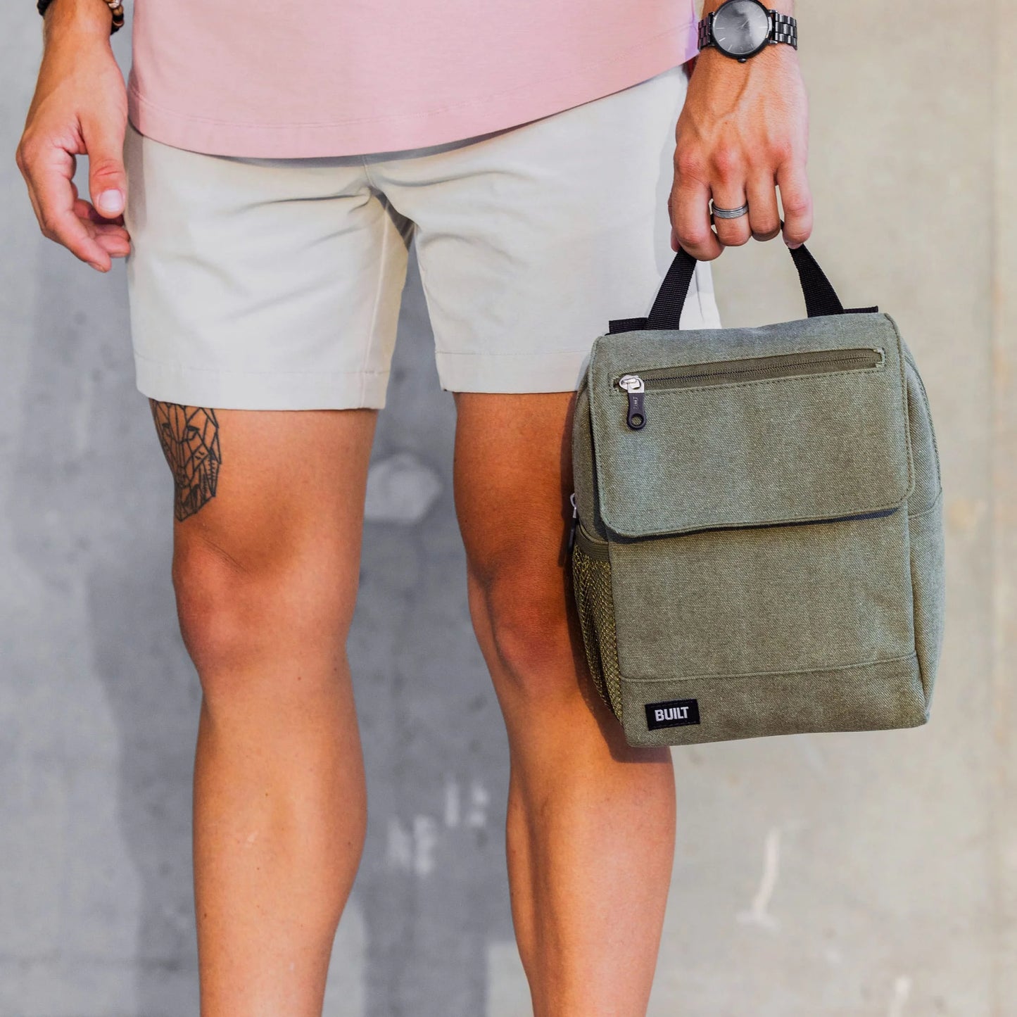 Oxford Adult Lunch Sack Sage Green