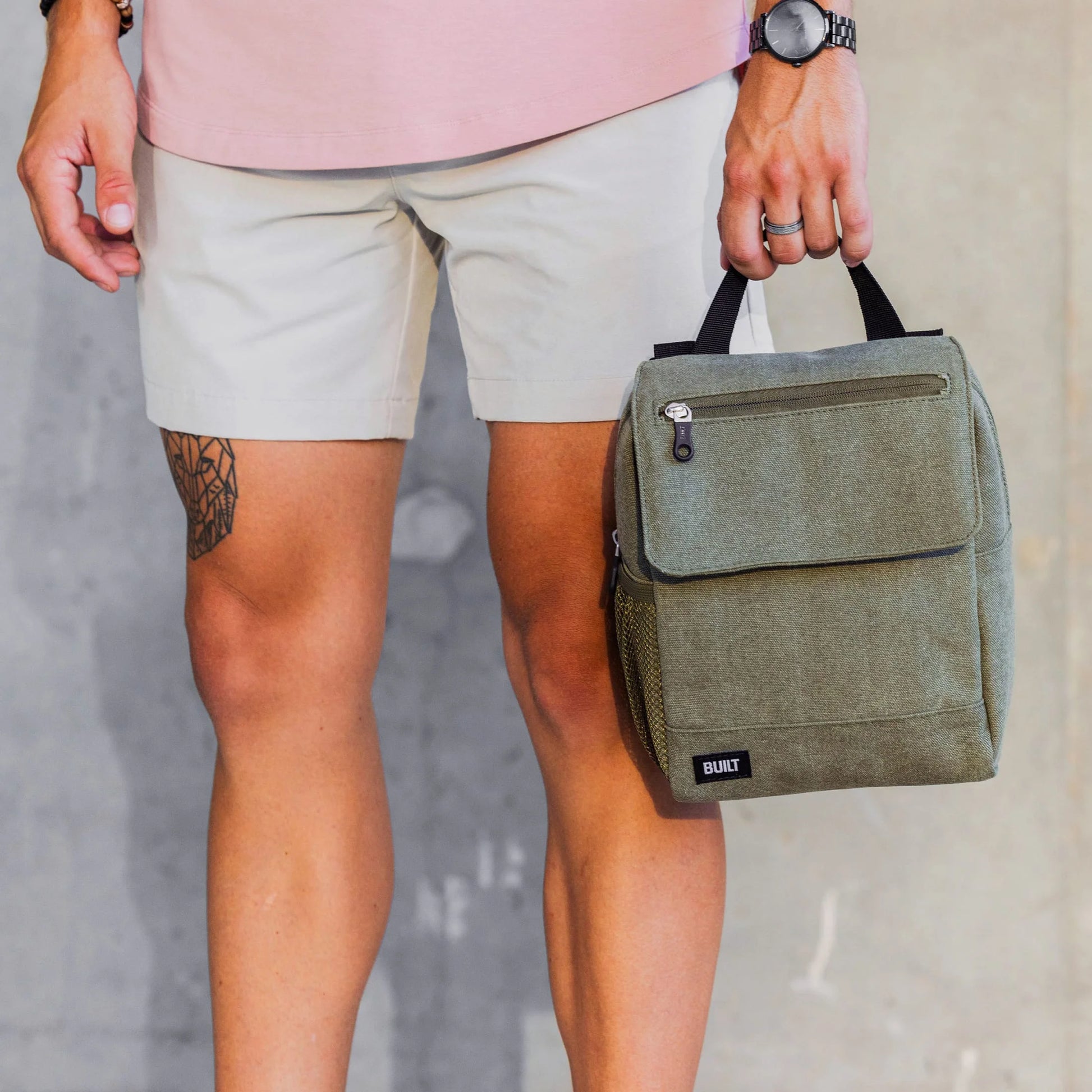 Oxford Adult Lunch Sack Sage Green