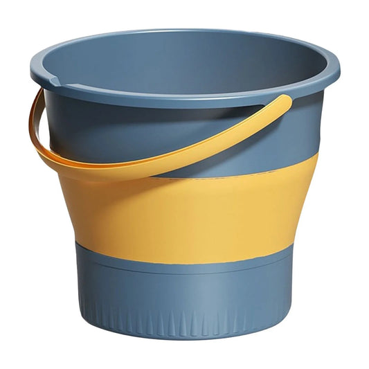 Collapsible Plastic Bucket,Foldable round Tub for House Cleaning,Space Saving Outdoor Waterpot,Portable Fishing Water Pail,For Garden or Camping