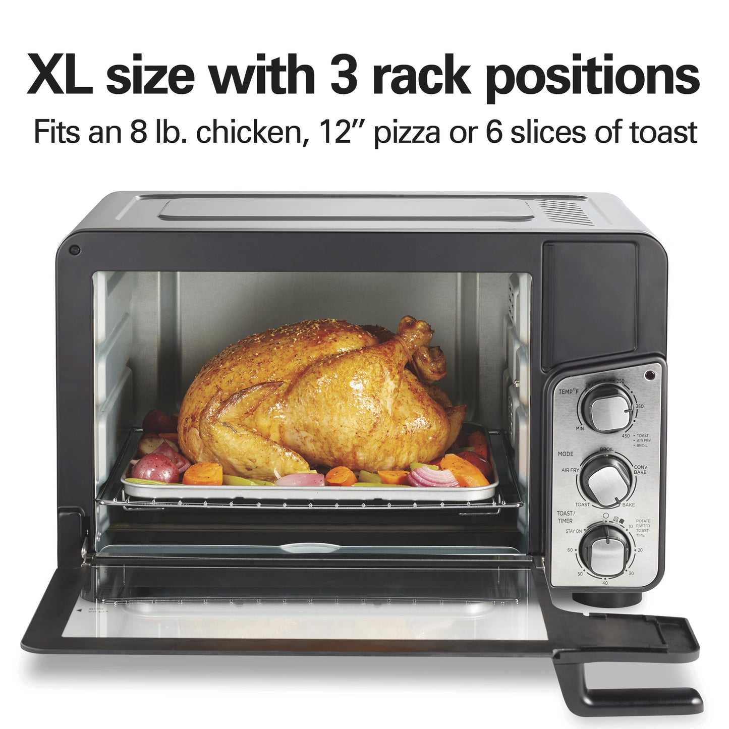 Easy View XL Toaster Oven with Sure-Crisp® Air Fry, 1750W, 6 Slice Capacity, 31460