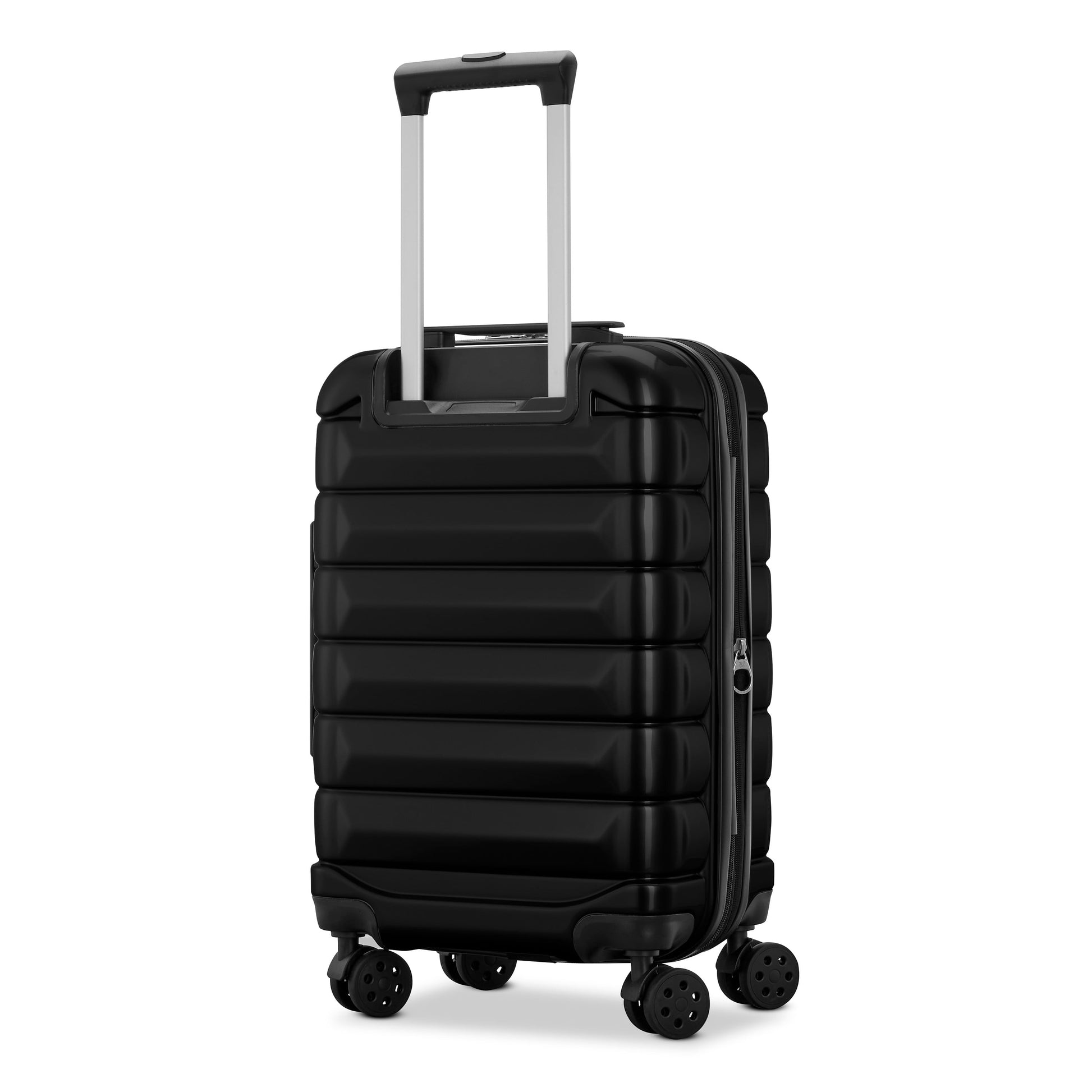 Kontour Hardside Expandable Spinner Luggage Set with Divider Pockets in Black