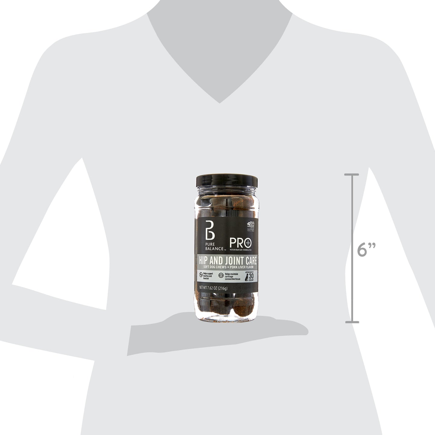 Pro+ Veterinarian-Formulated Flex Care Soft Chews for Dogs, Pork Liver Flavor, 30 Count