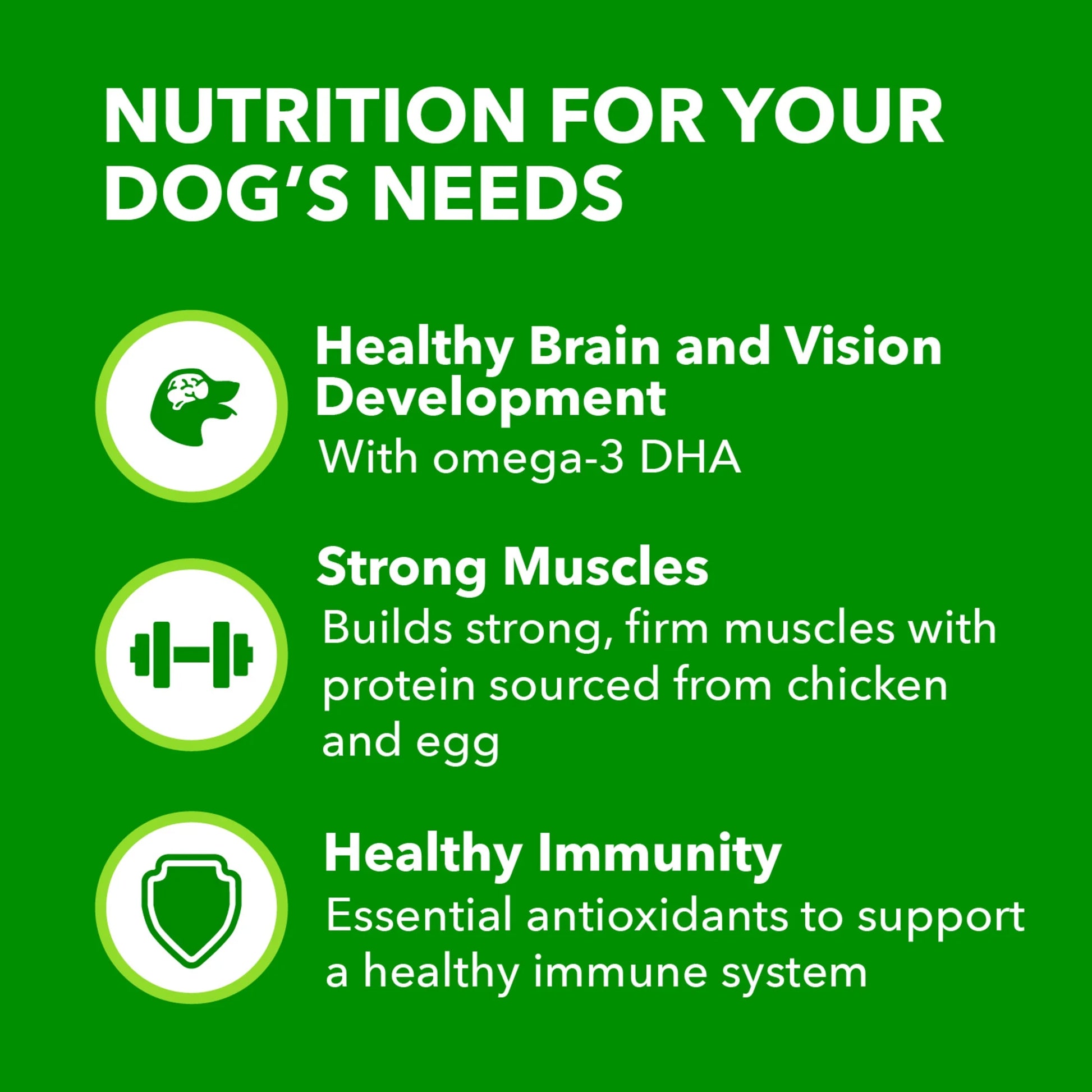 Proactive Health Chicken and Whole Grain Recipe Dry Dog Food for Puppies, 15 lb Bag