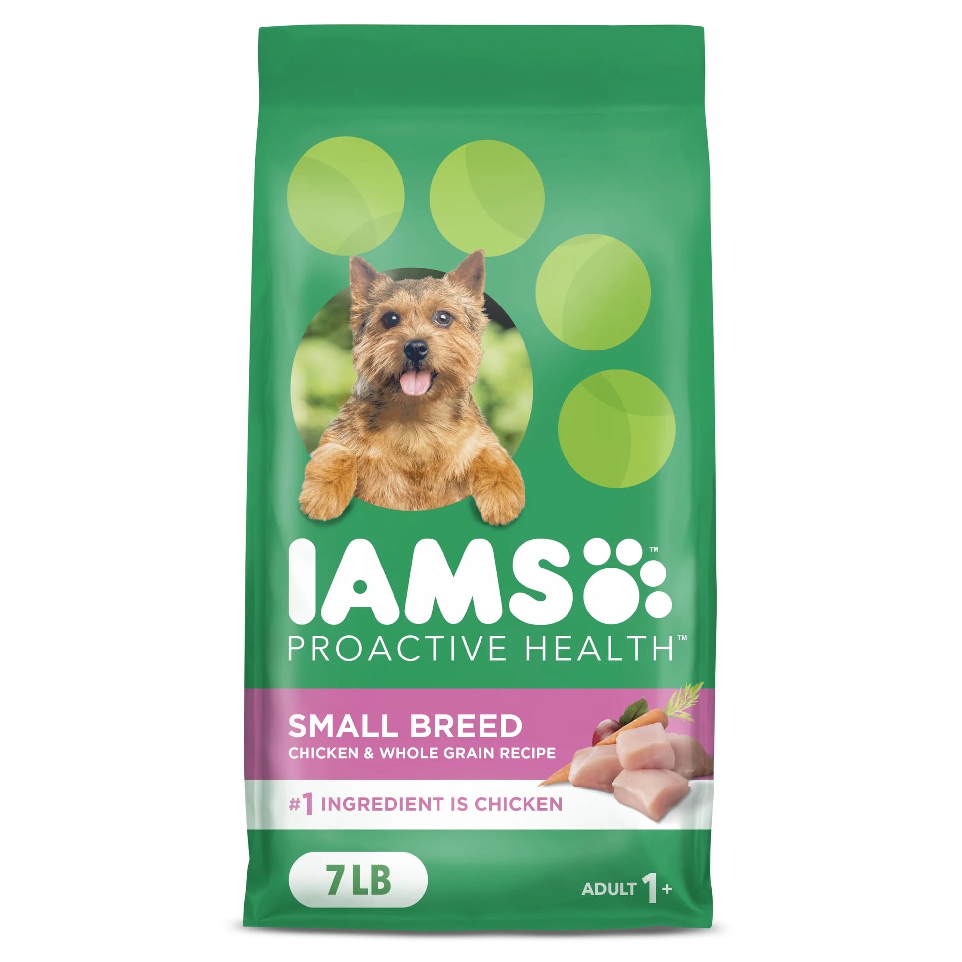 Proactive Health Small Breed Adult Dry Dog Food with Real Chicken, 7 lb Bag