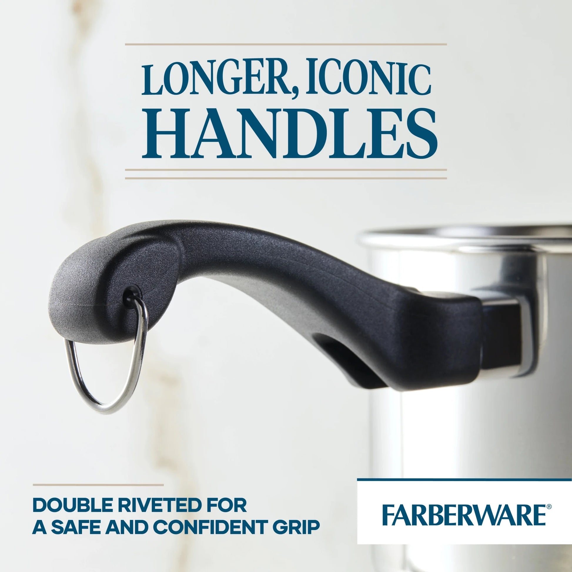 Classic Traditions 12-Piece Induction-Compatible Stainless Steel Cookware Set with Ceramic Nonstick Frying Pans and Cooking Utensils, Metal Utensil Safe and Dishwasher Safe