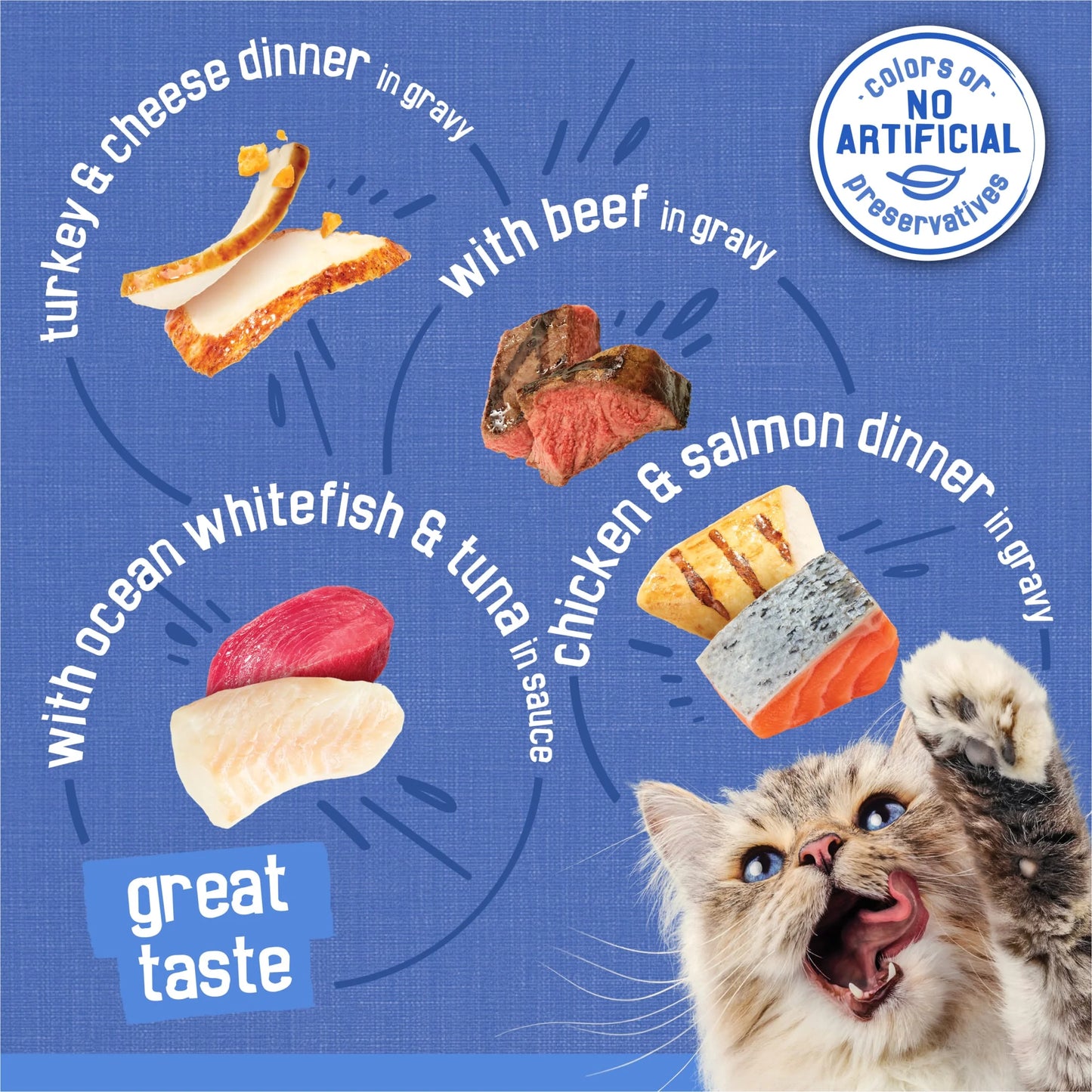 Purina  Shredded Gravy Variety Pack, Wet Cat Food, 5.5 oz Cans, 40 Count