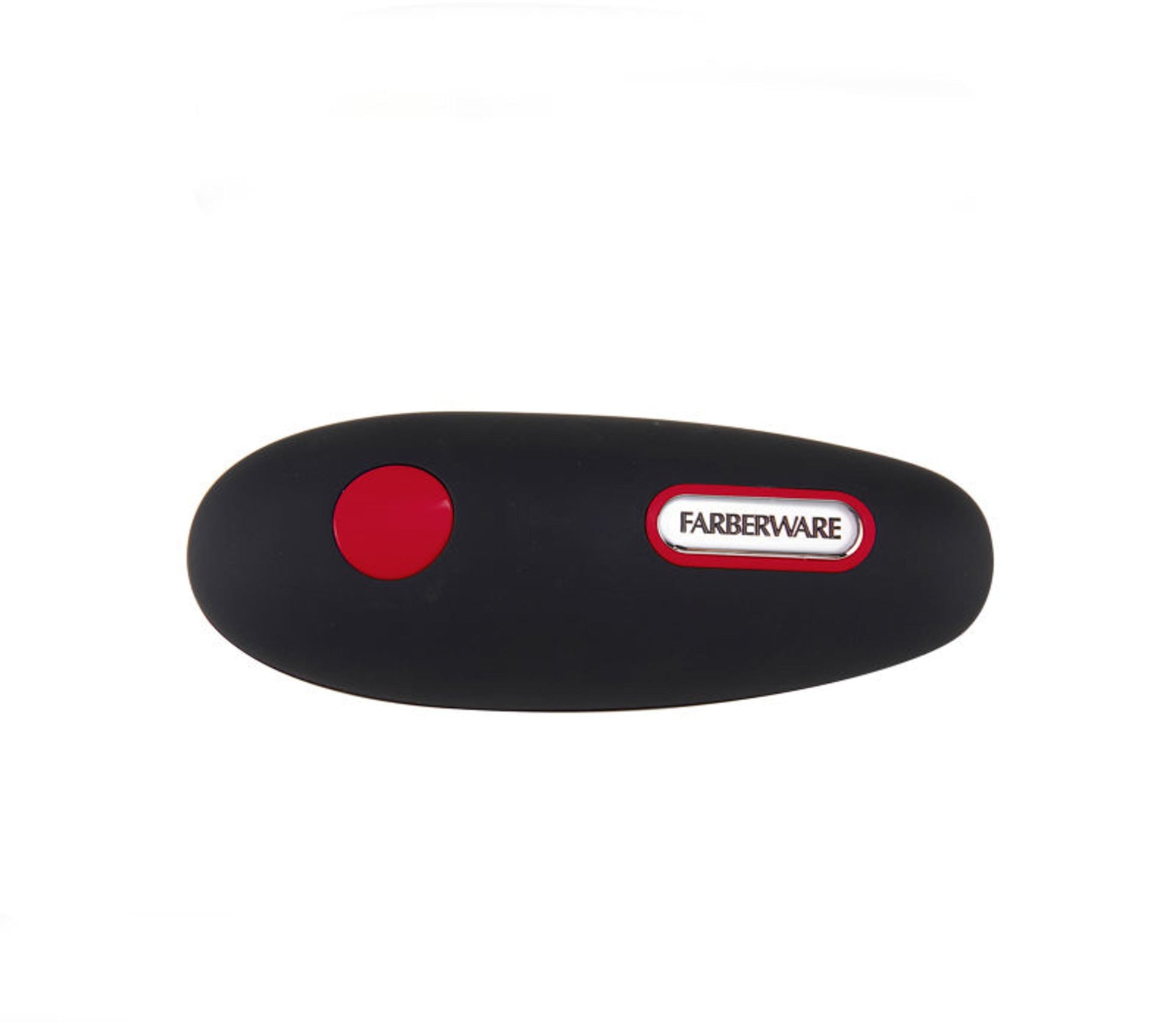 Hands-Free Battery-Operated Black Can Opener in Red