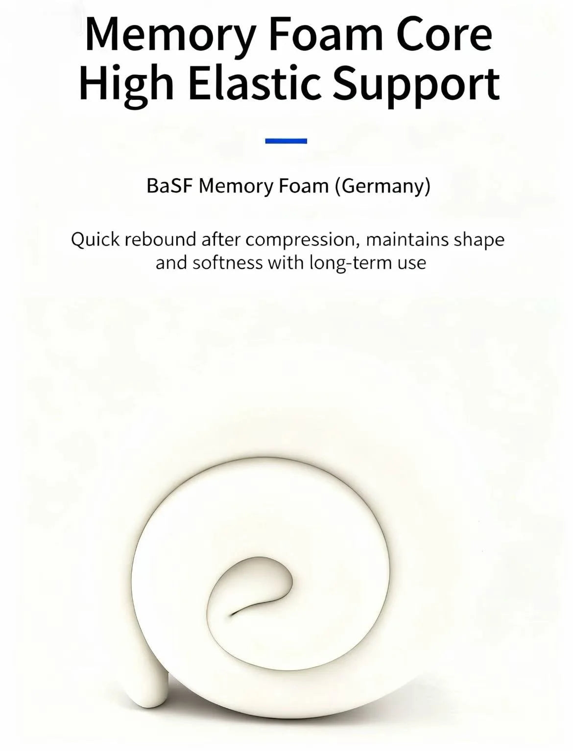 Ergonomic Memory Foam Travel Pillow for Air Travel, Automotive Use, and Office Comfort | Machine Washable Cover with Convenient Carry Bag