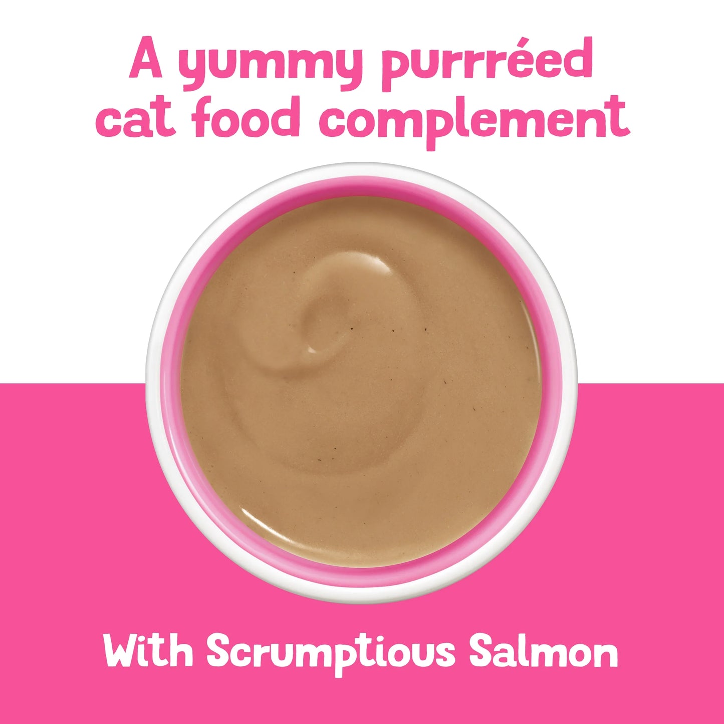 Lil' Shakes Salmon Puree Wet Cat Food Topper, 1.55 oz Pouch