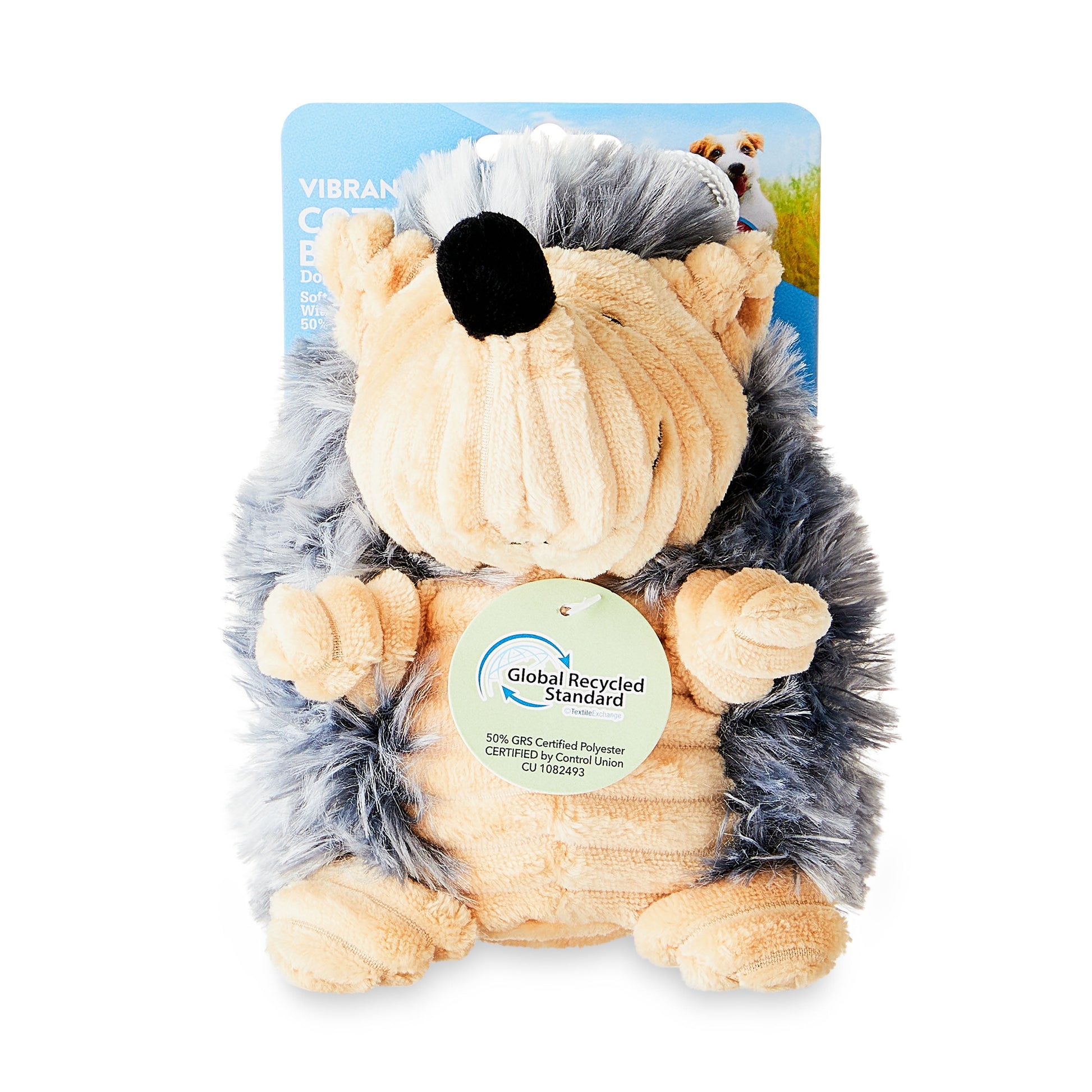 Plush Hedgehog Squeaky Dog Toy