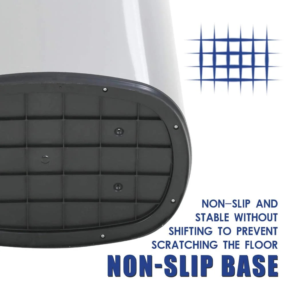 13 Gallon Stainless Steel Touchless Kitchen Trash Can with Motion Sensor for Indoor Use(Silver)