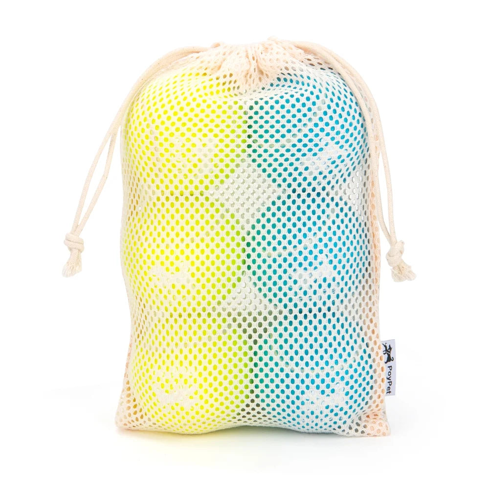 Interactive Tennis Ball Dog Toys - 6-Pack Chew Toys for Outdoor Training for Small, Medium, and Large Dogs