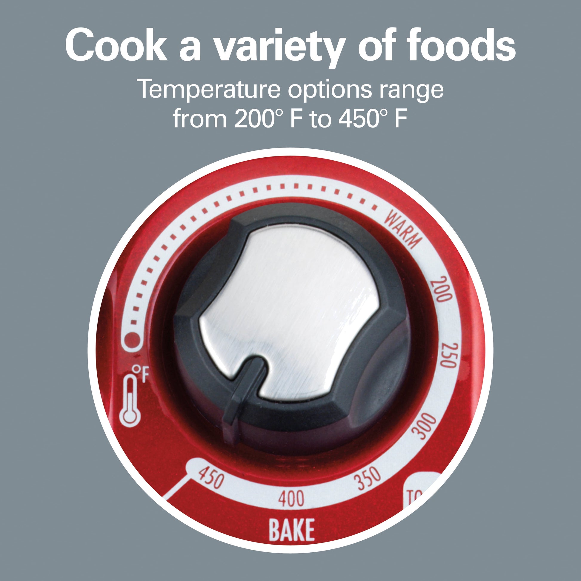 4 Slice Toaster Oven, with 5 Versatile Cooking Modes