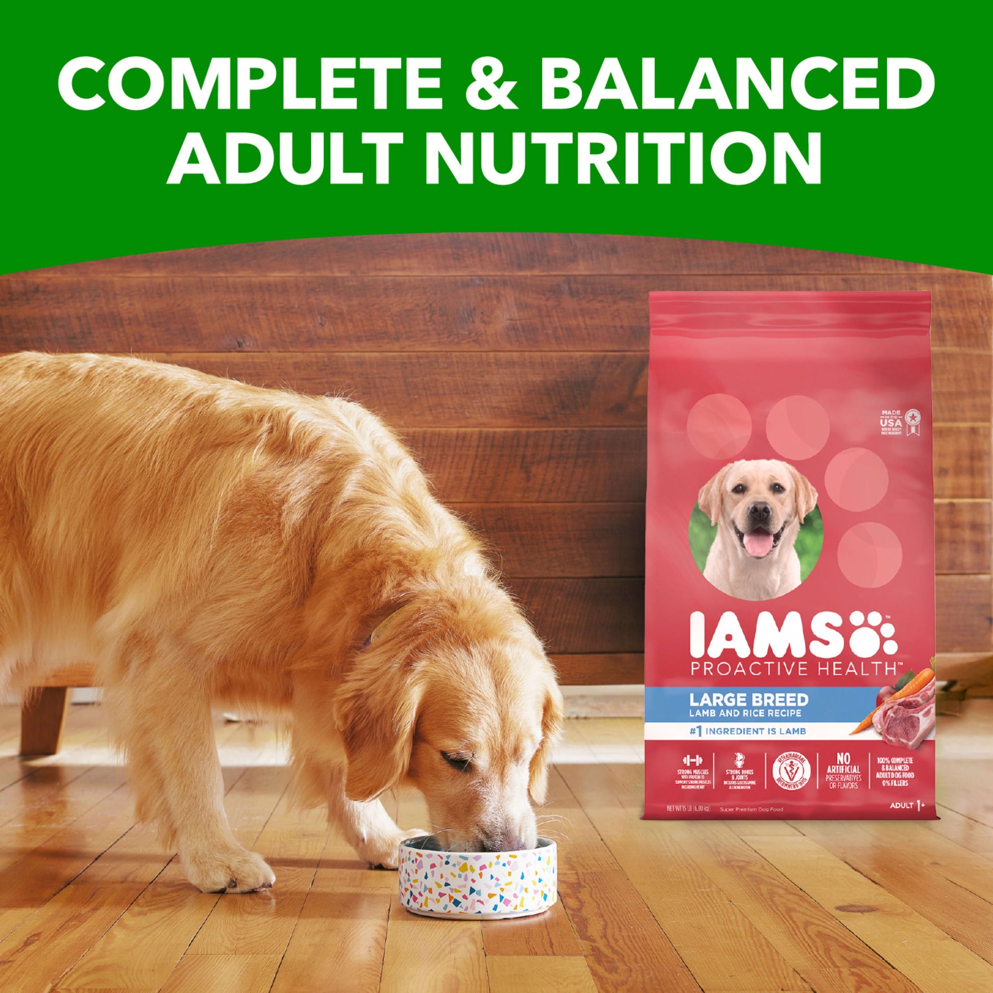 Proactive Health Large Breed Adult Dry Dog Food with Lamb & Rice, 30 lb. Bag